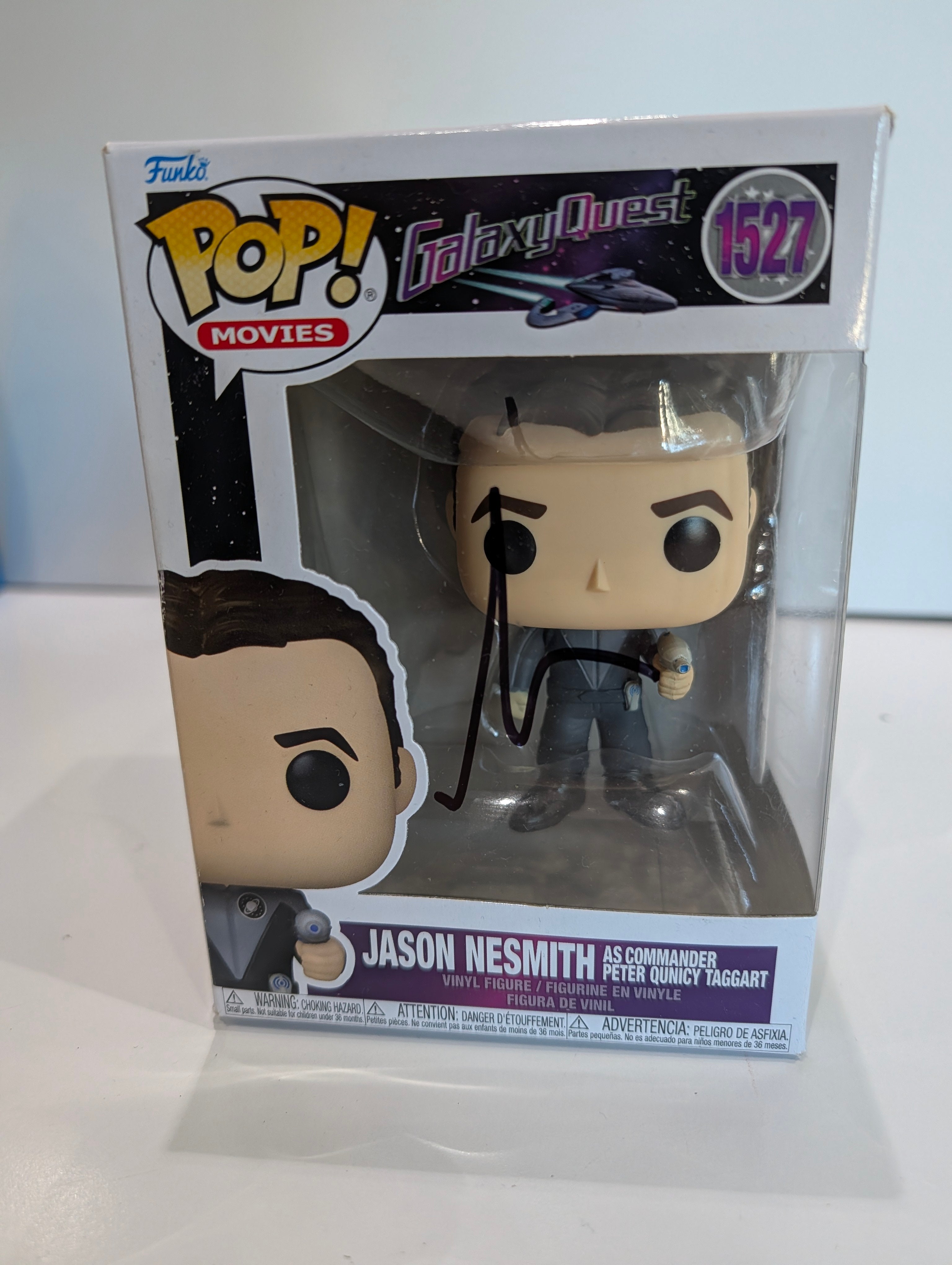 Funko Pop Jason Nesmith 1527 Signed Autograph Tim Allen Galaxy Quest Figure