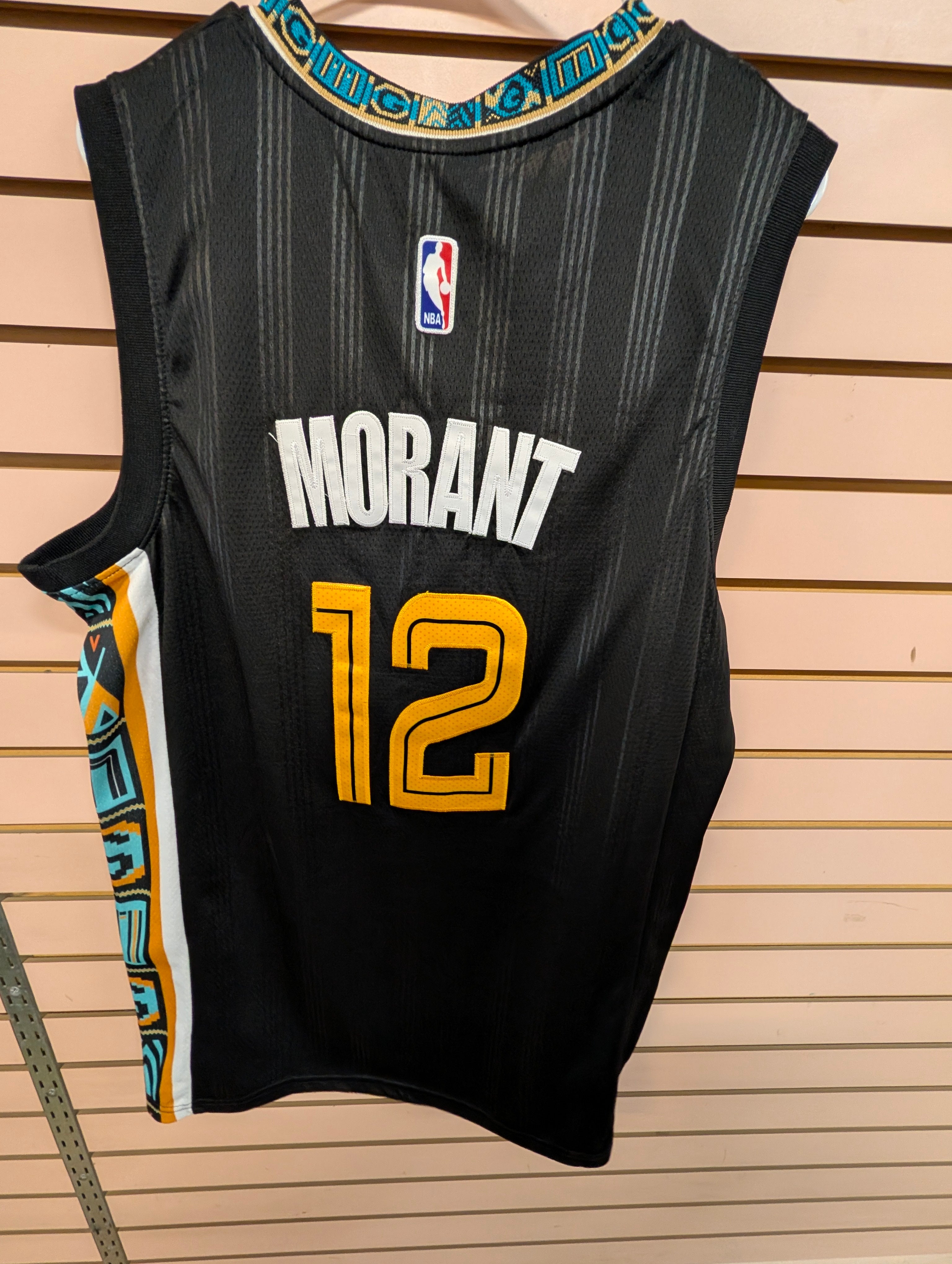 Nike Ja Morant Memphis Grizzlies City Edition Jersey Size 52 Black NBA