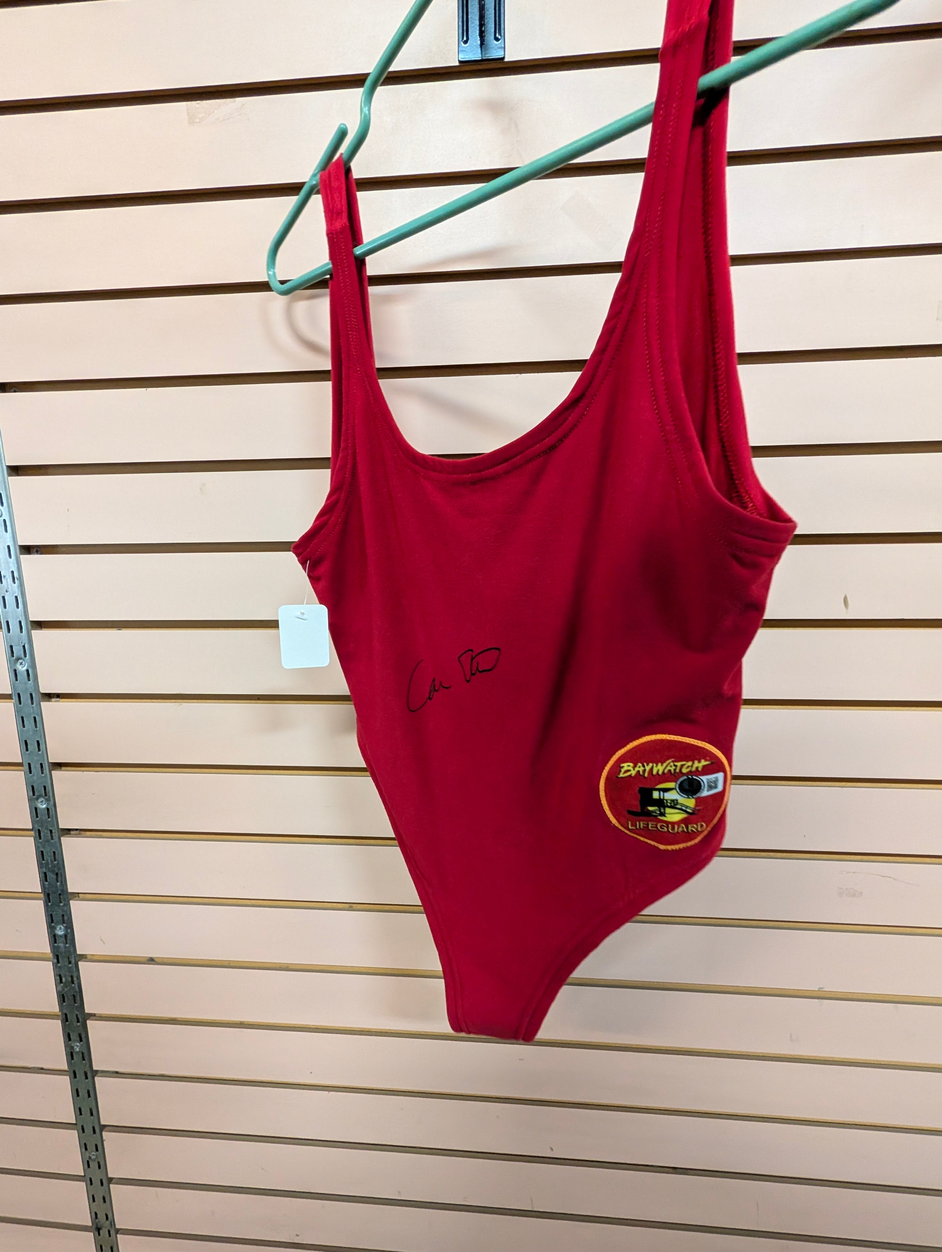 Baywatch Swimsuit Signed Carmen Electra COA