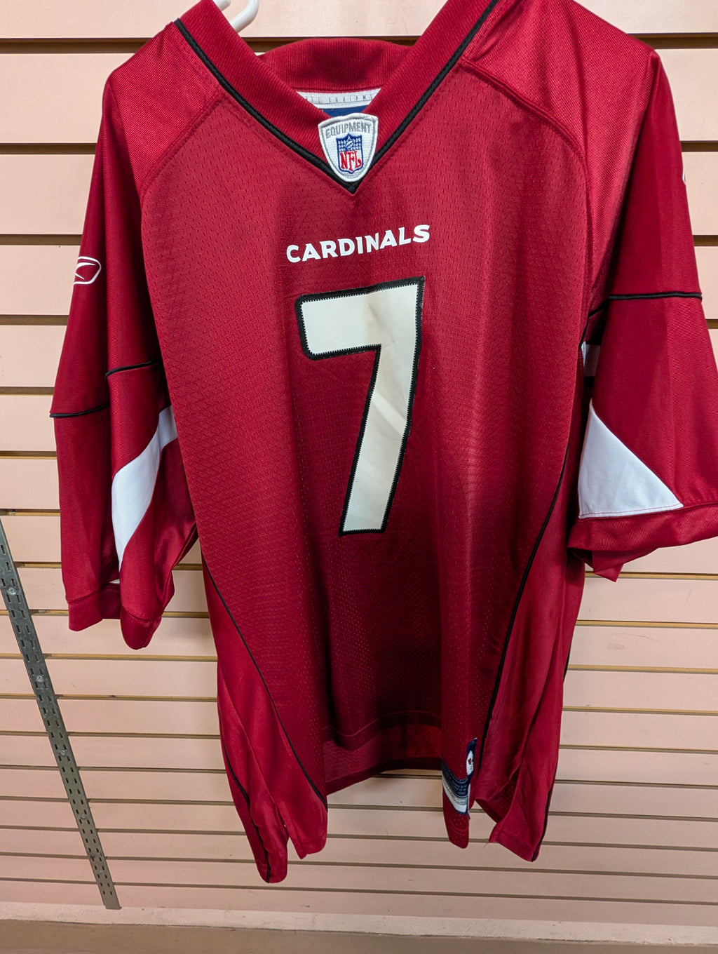 Reebok Arizona Cardinals Matt Leinart #7 NFL Jersey Red Size L Authentic