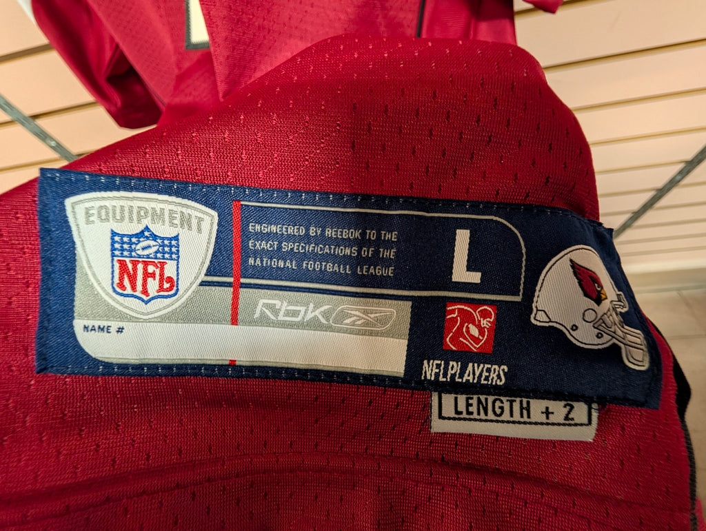 Reebok Arizona Cardinals Matt Leinart #7 NFL Jersey Red Size L Authentic