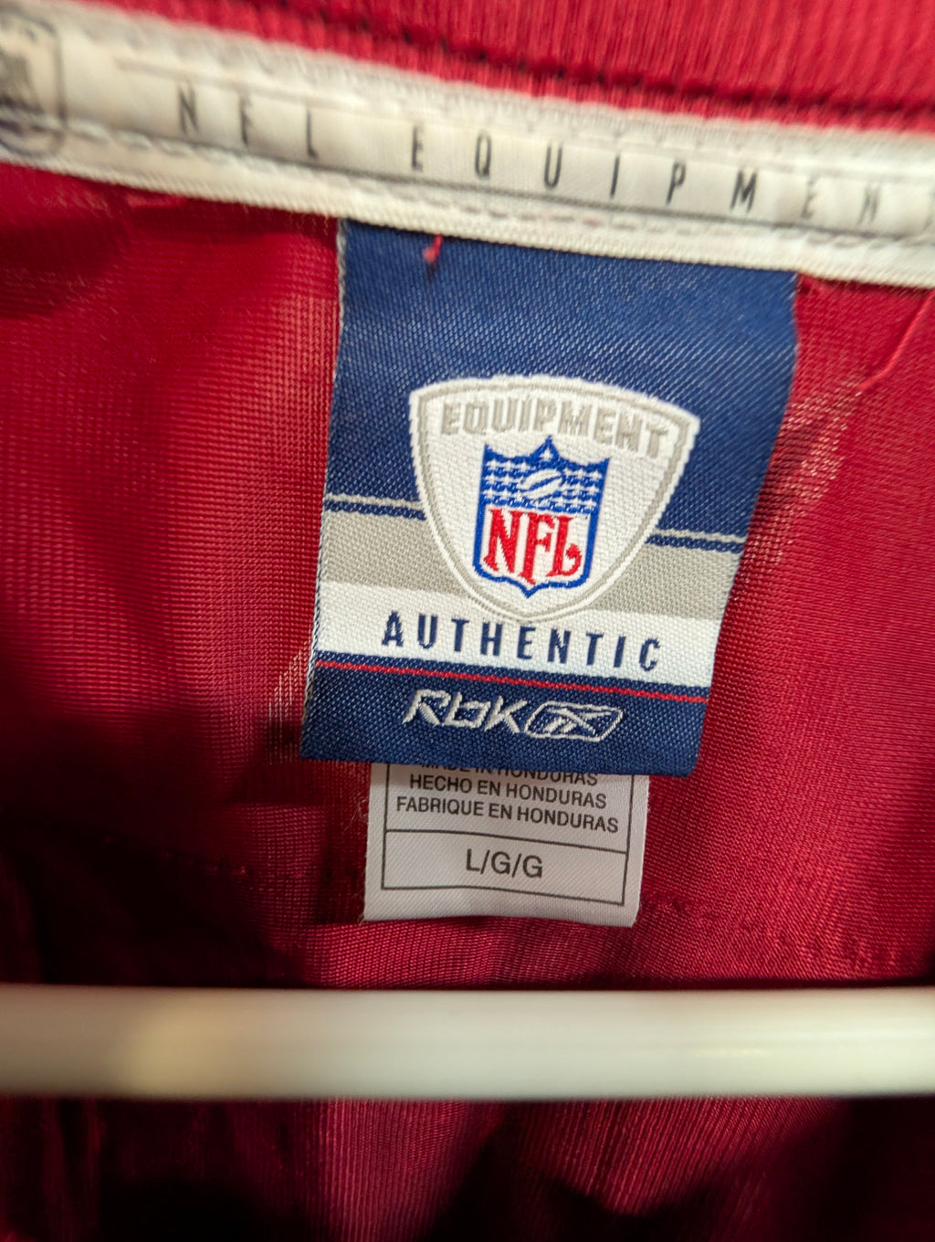 Reebok Arizona Cardinals Matt Leinart #7 NFL Jersey Red Size L Authentic
