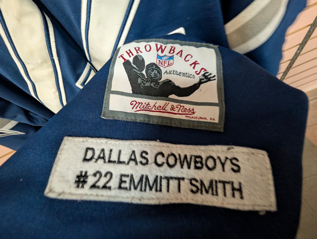 Vintage Mitchell & Ness Emmitt Smith Dallas Cowboys #22 Throwback NFL Jersey 50