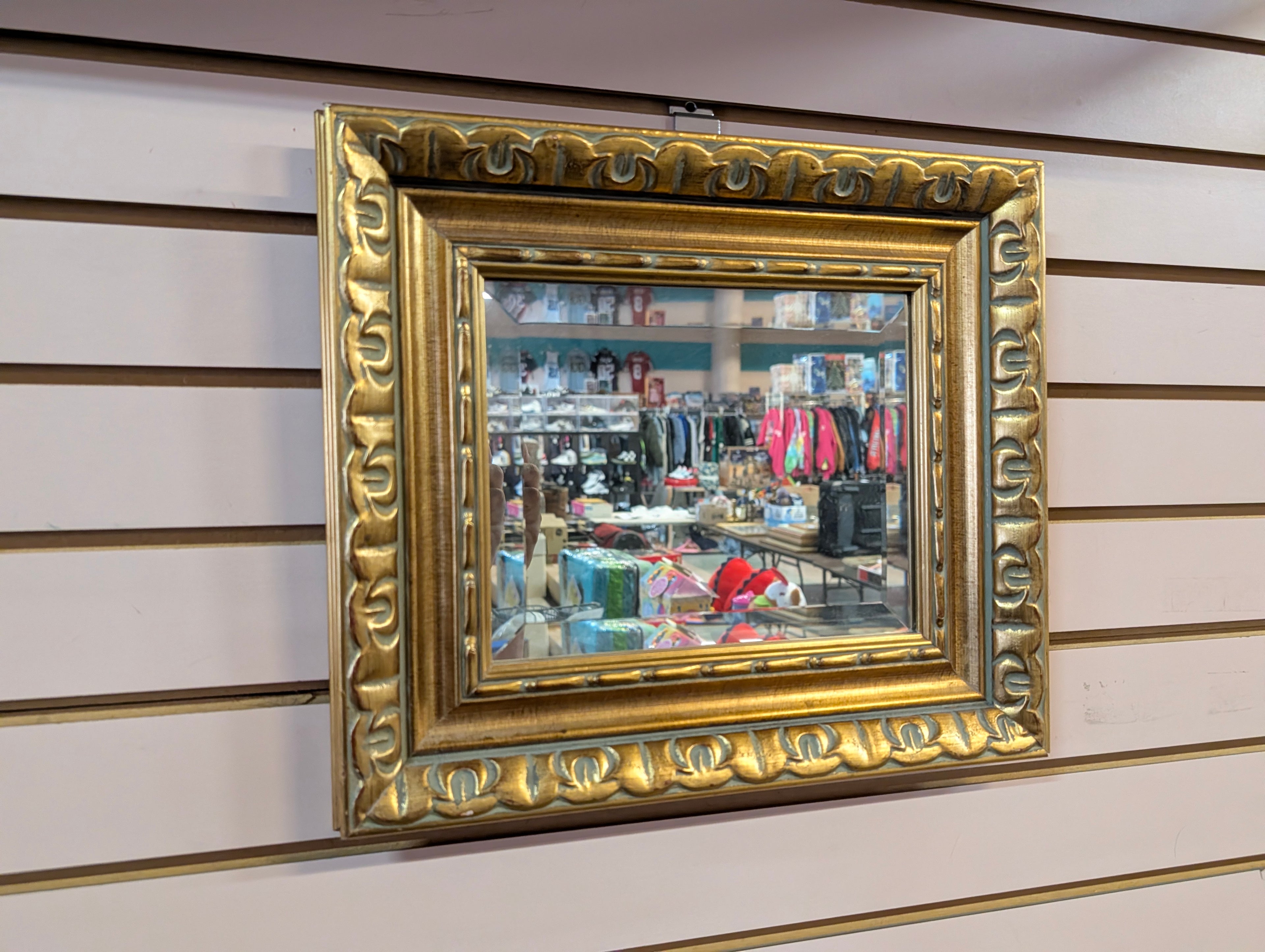 Vintage Gold Ornate Wall Mirror 13x15 Decorative Frame Baroque Style Accent
