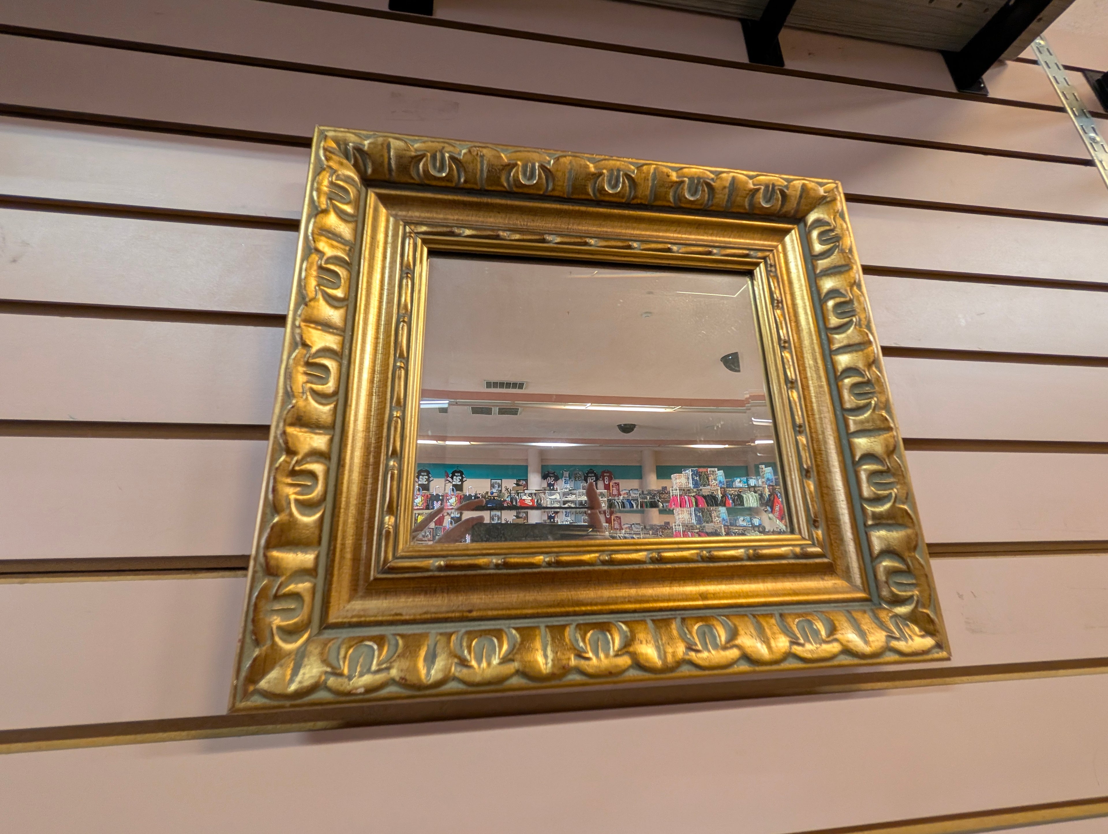 Vintage Gold Ornate Wall Mirror 13x15 Decorative Frame Baroque Style Accent