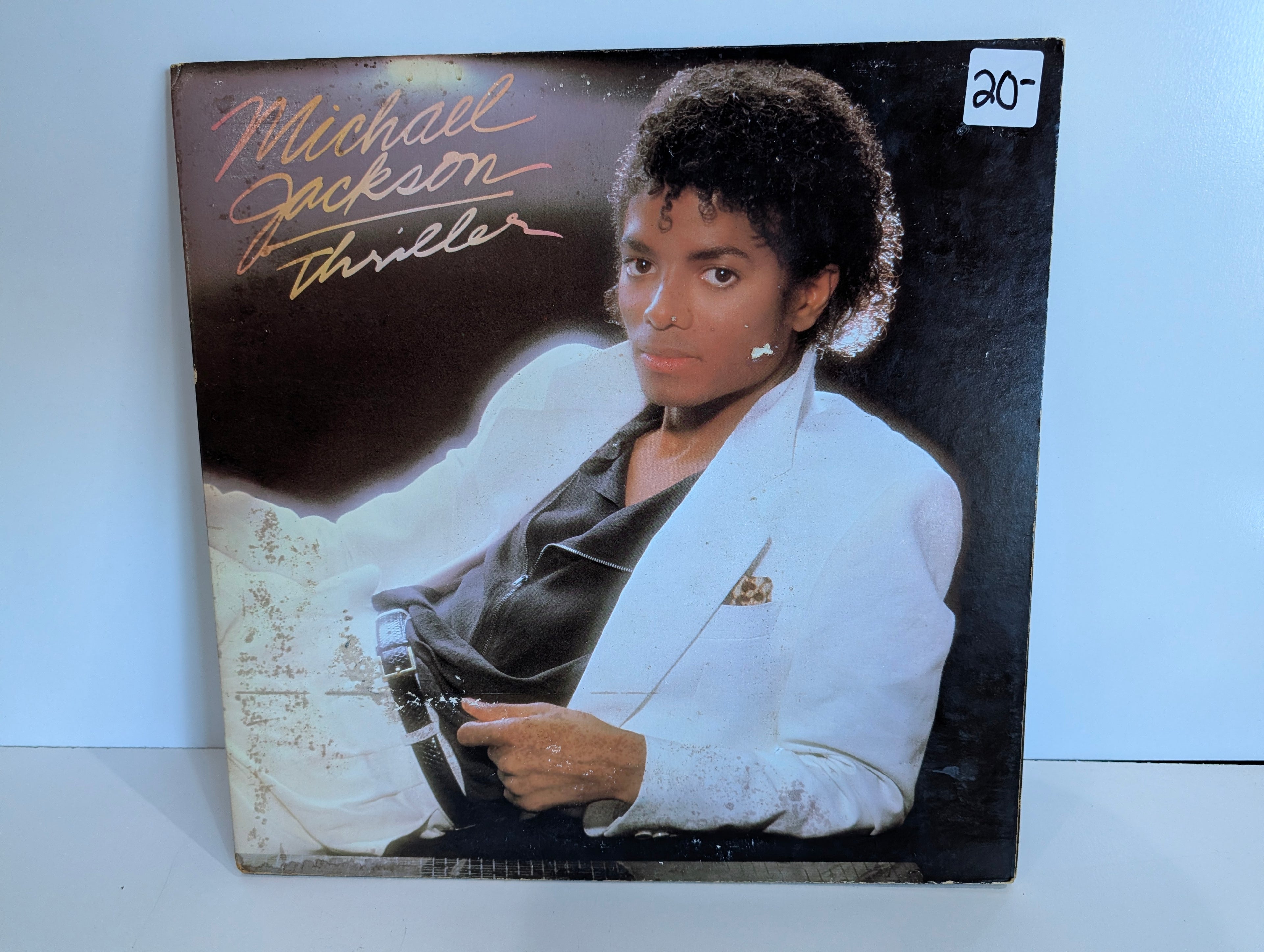 Vintage Michael Jackson Thriller Vinyl Record LP 1982 Epic QE 38112 Album