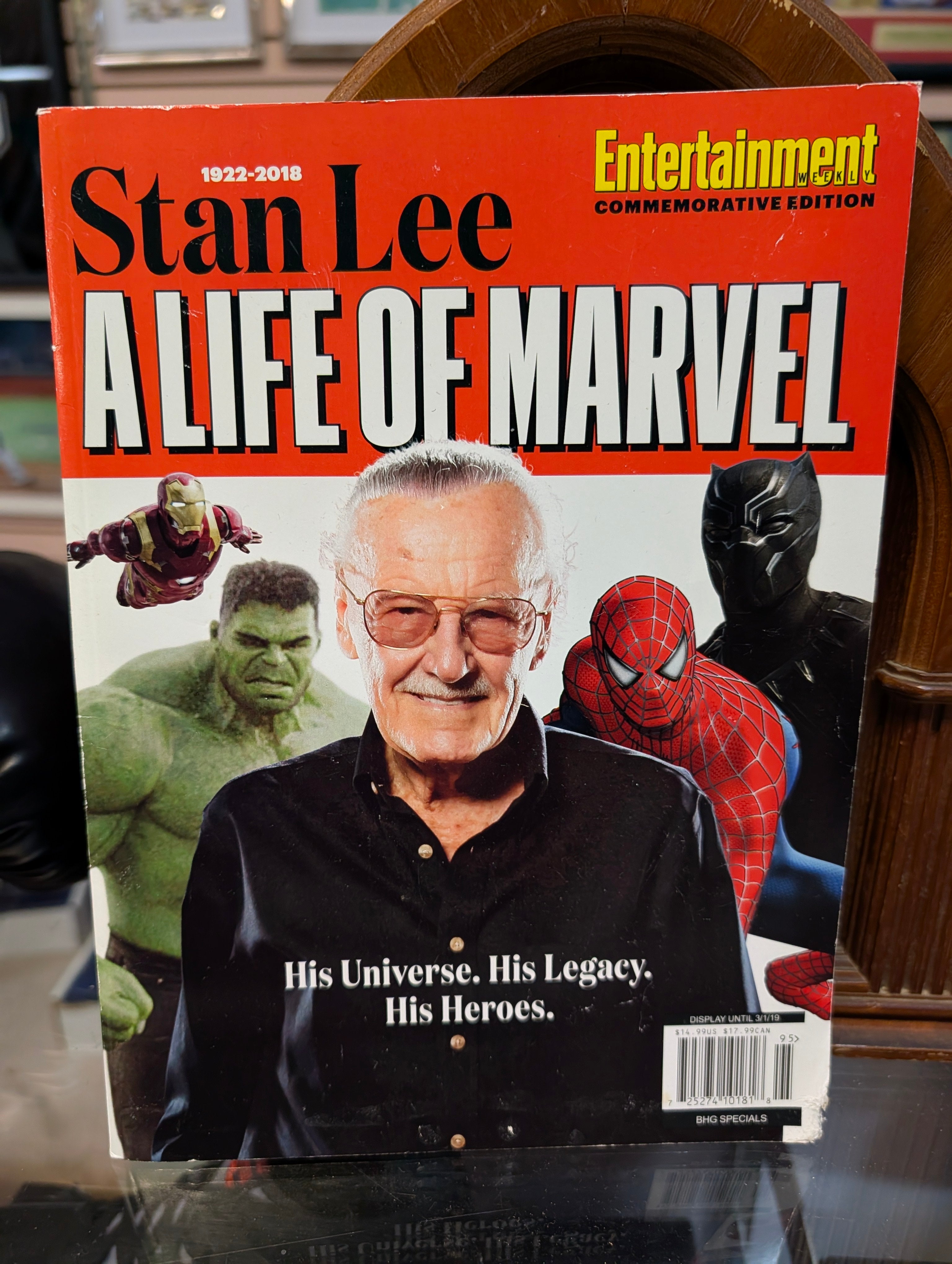 Stan Lee A Life Of Marvel 2018 Entertainment Weekly Commemorative Magazine