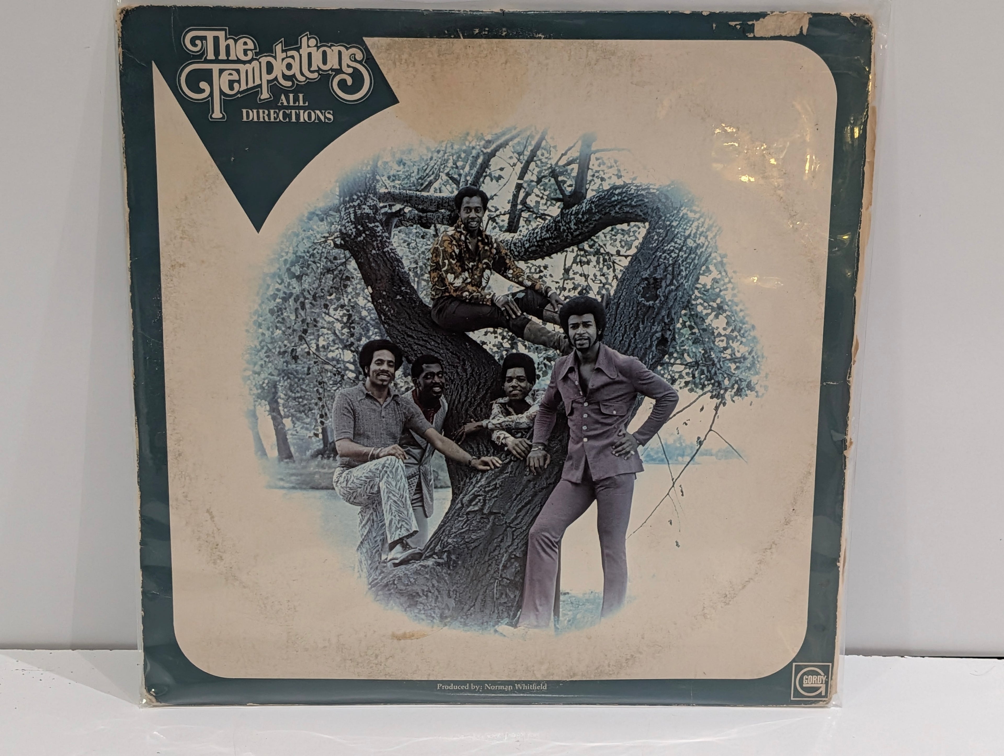 Vintage The Temptations All Directions Vinyl LP Gordy Records Soul Album