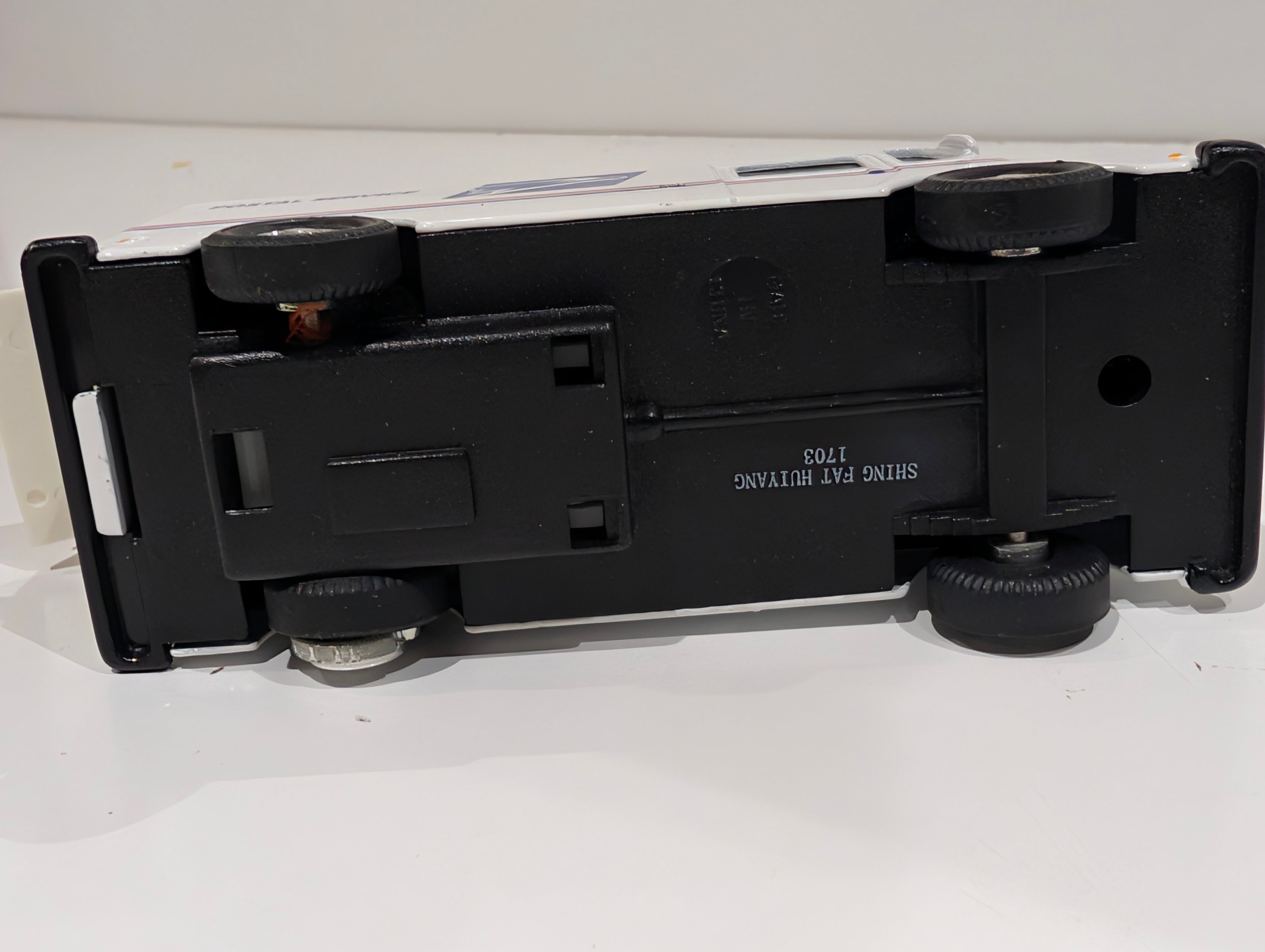 Vintage USPS Postal Service Mail Truck Toy Shing Fat Huyiang 1703 Model Diecast Display Vehicle