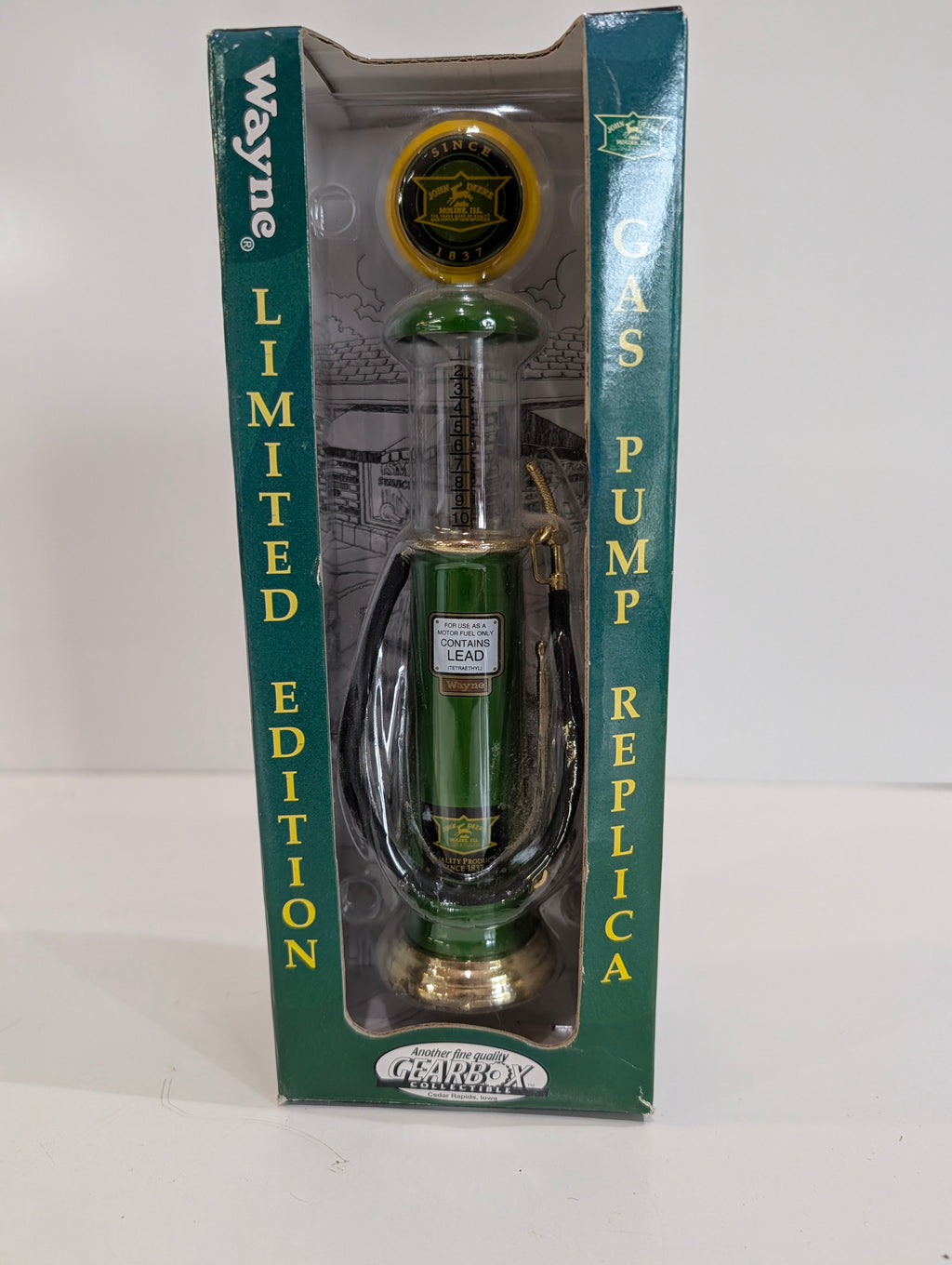 Wayne Gas Pump Replica John Deere Gearbox Diecast Limited Edition 1999
