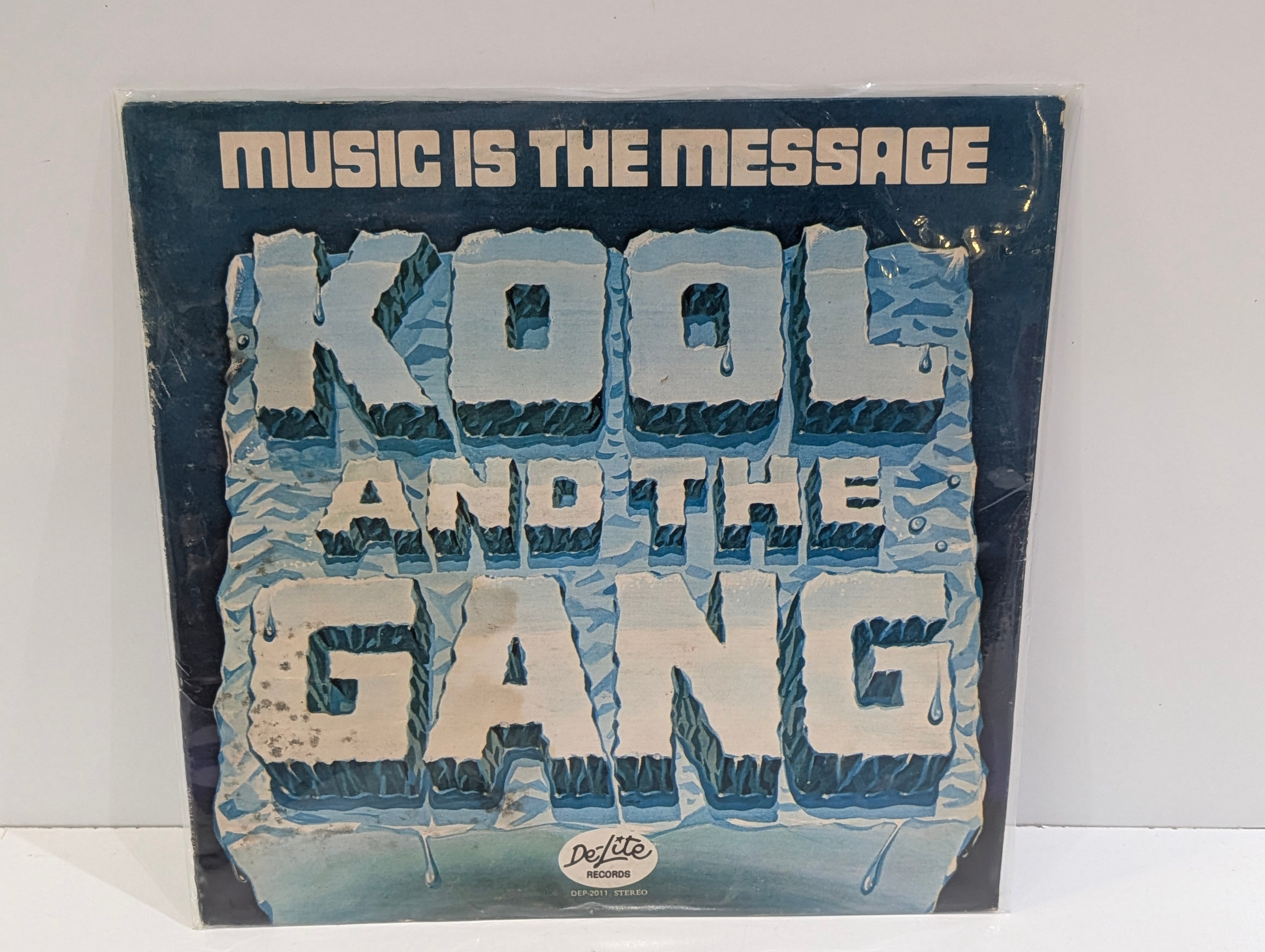 Vintage Kool And The Gang Music Is The Message Vinyl LP DeLite Records 1972