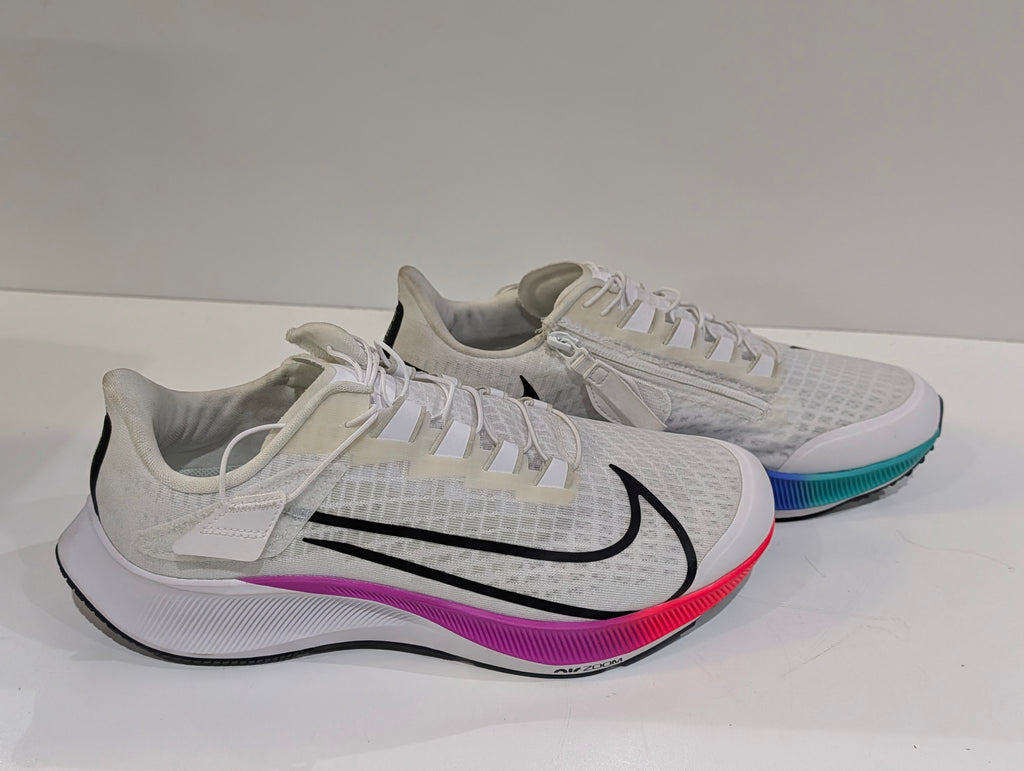 Nike Air Zoom Pegasus 37 Running Shoes White Multicolor Mens Size 11 CK8446