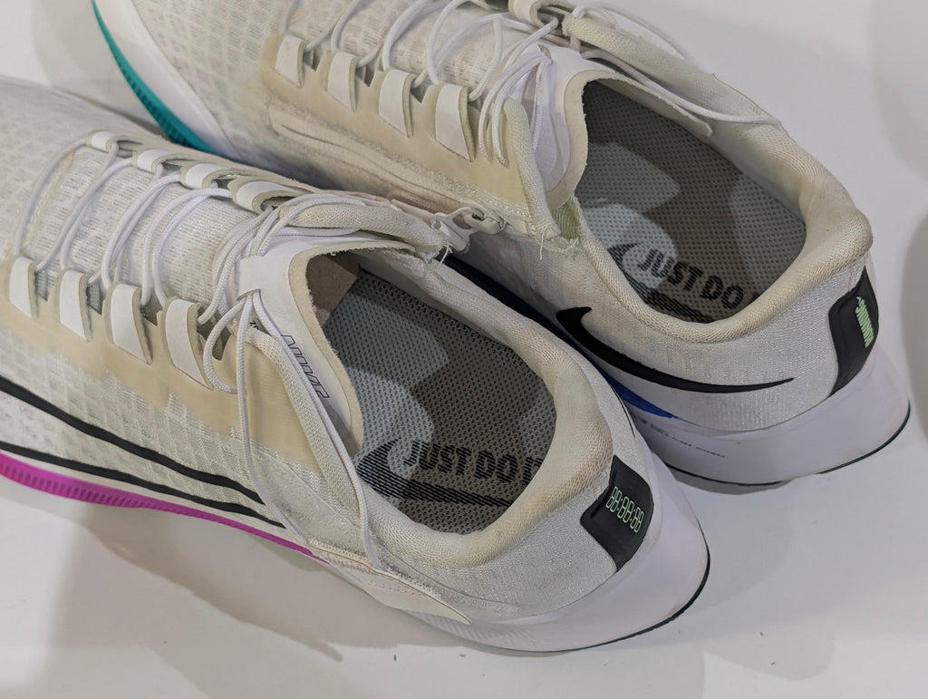 Nike Air Zoom Pegasus 37 Running Shoes White Multicolor Mens Size 11 CK8446