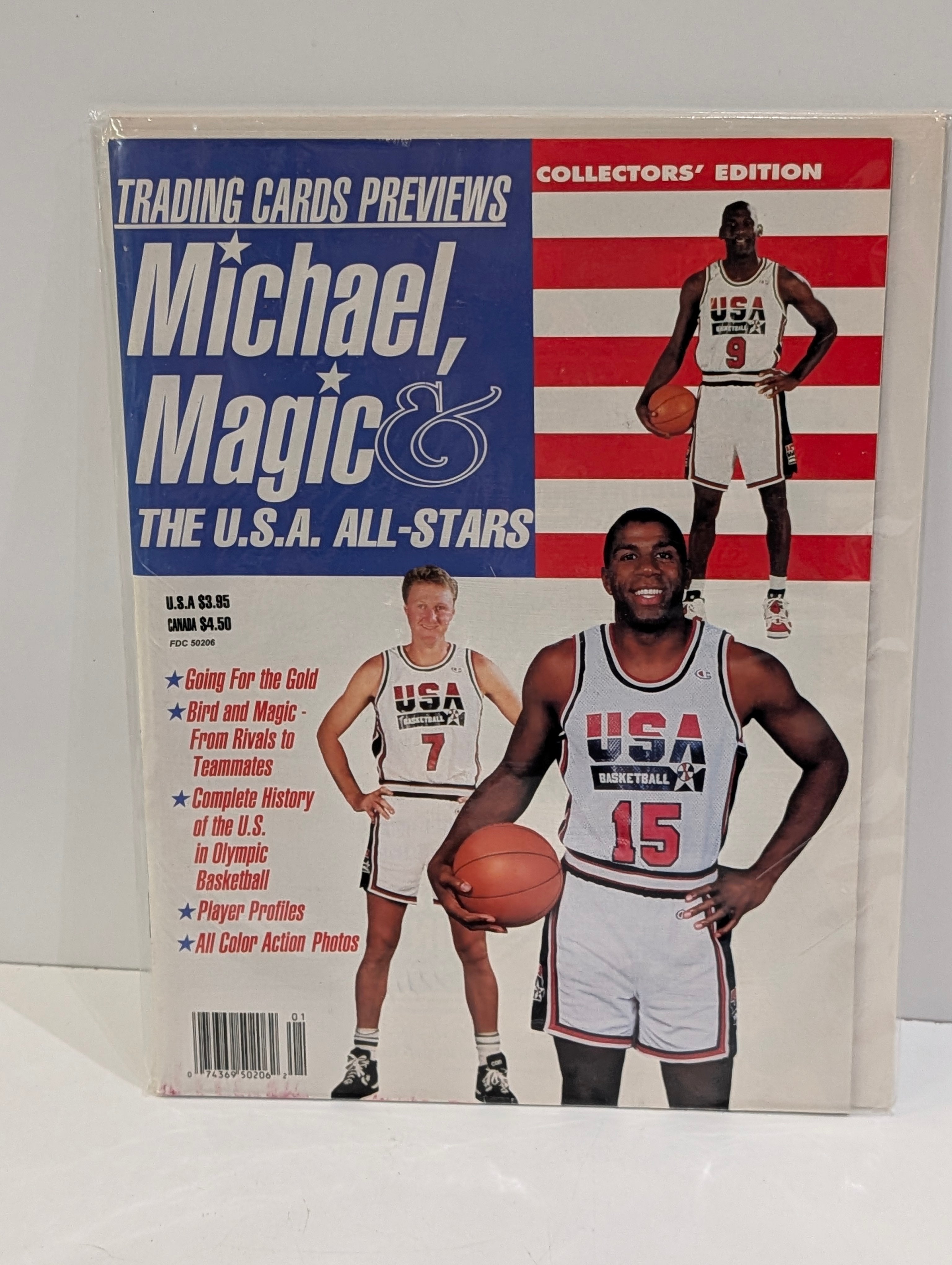 Vintage Michael Magic USA All Stars Trading Cards Previews Collectors Magazine