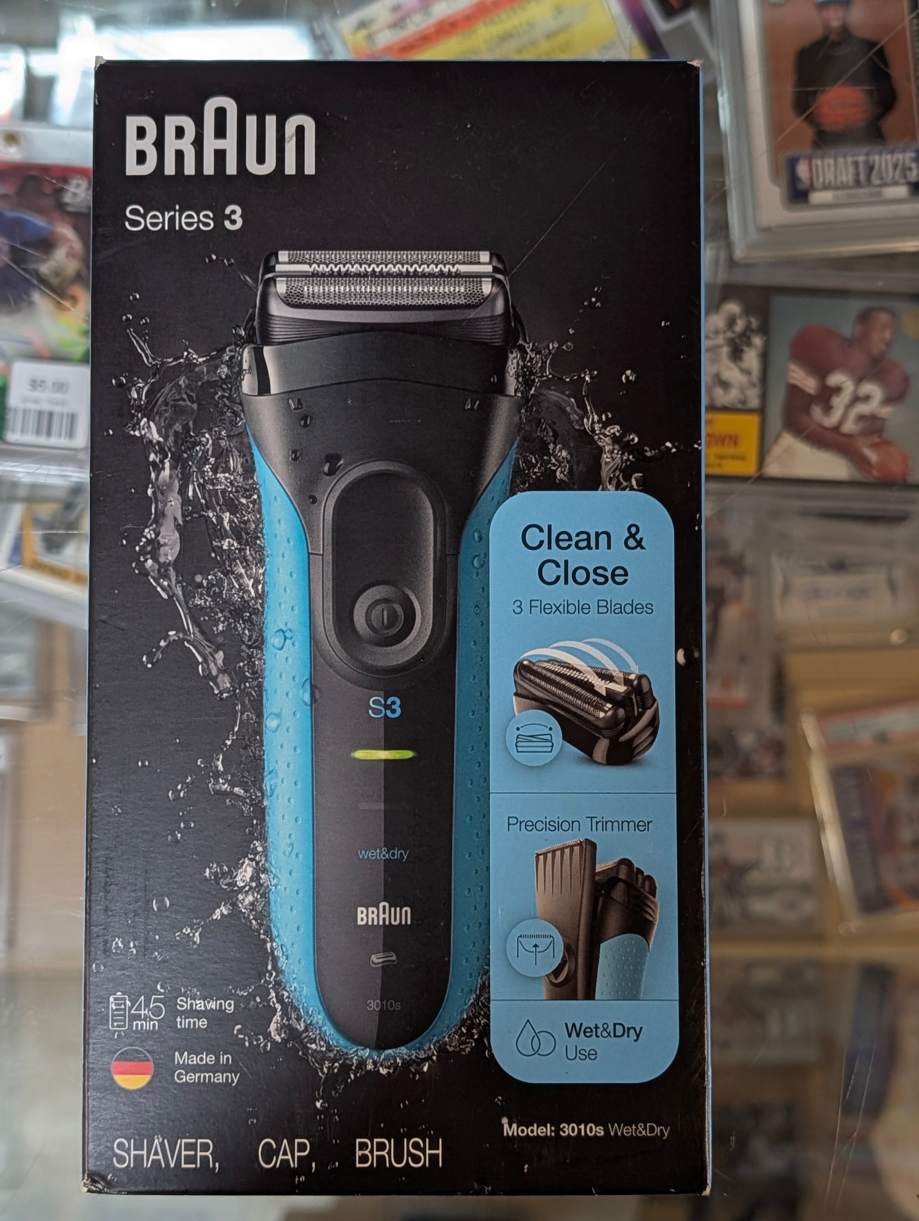 Braun Series 3 3010s Wet Dry Electric Shaver Precision Trimmer Germany Made