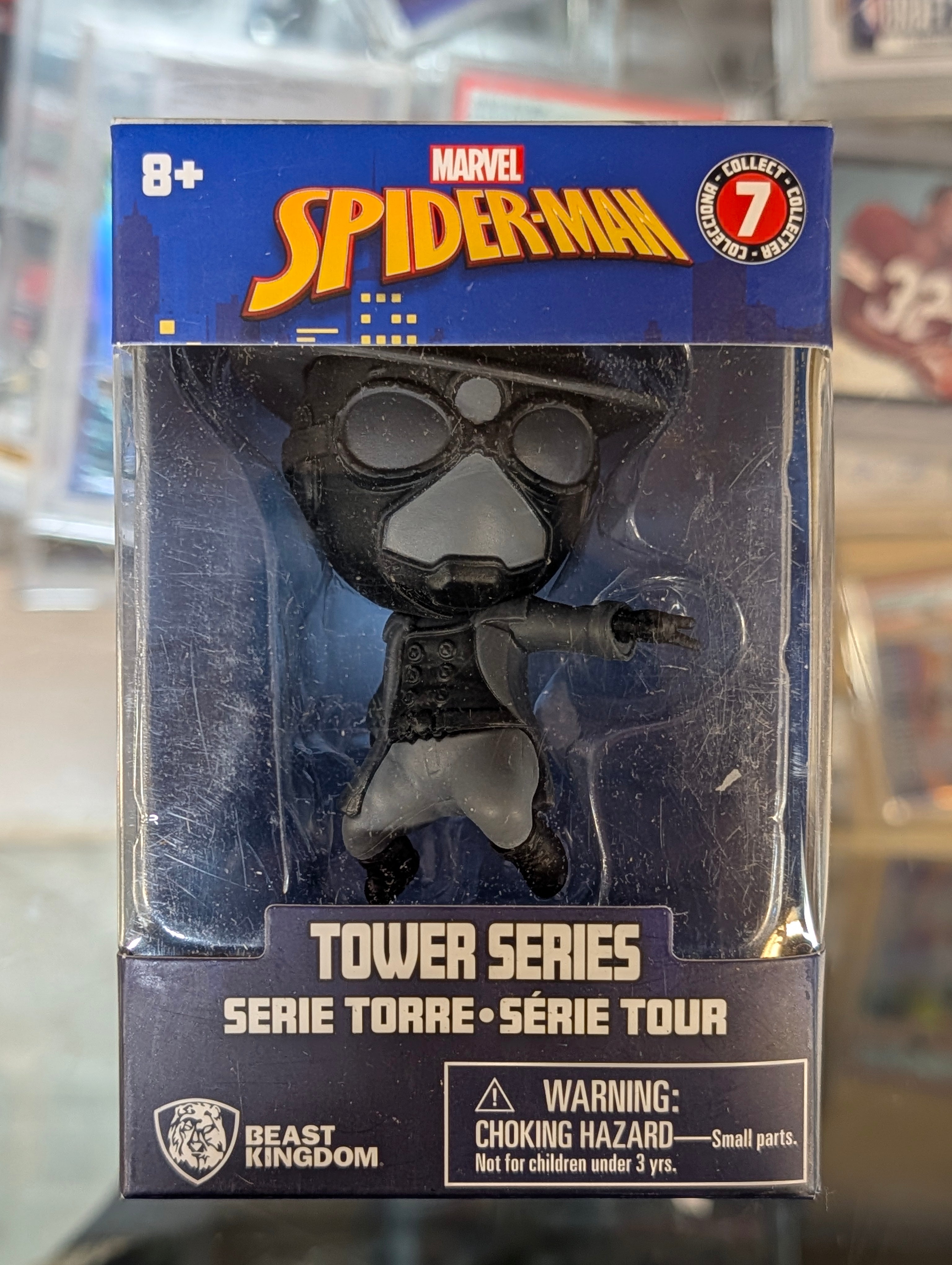 Marvel Spider Man Tower Series Spider Noir Figure Beast Kingdom Collectible