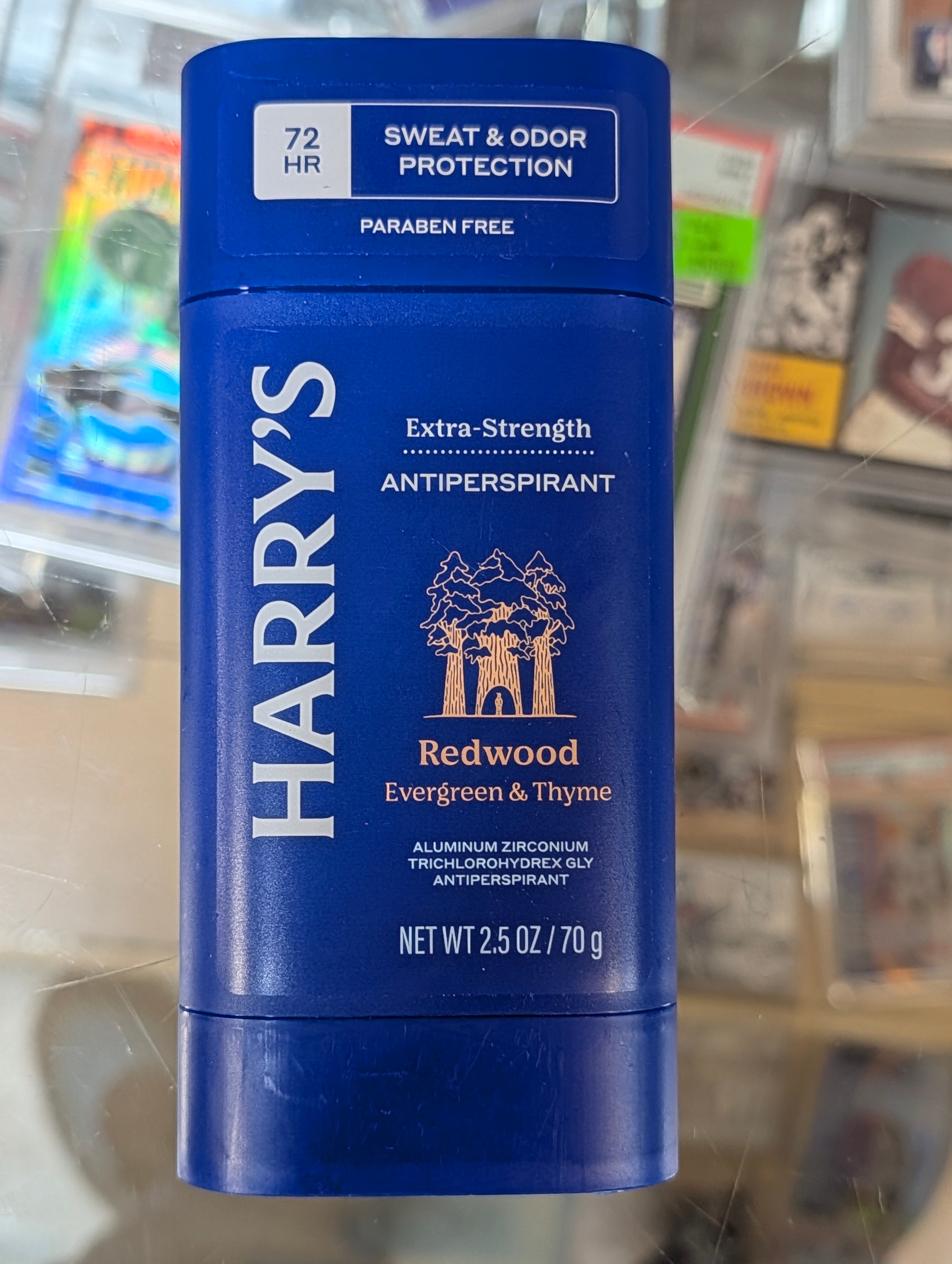 Harrys Extra Strength Antiperspirant Redwood Evergreen Thyme 72HR Protection