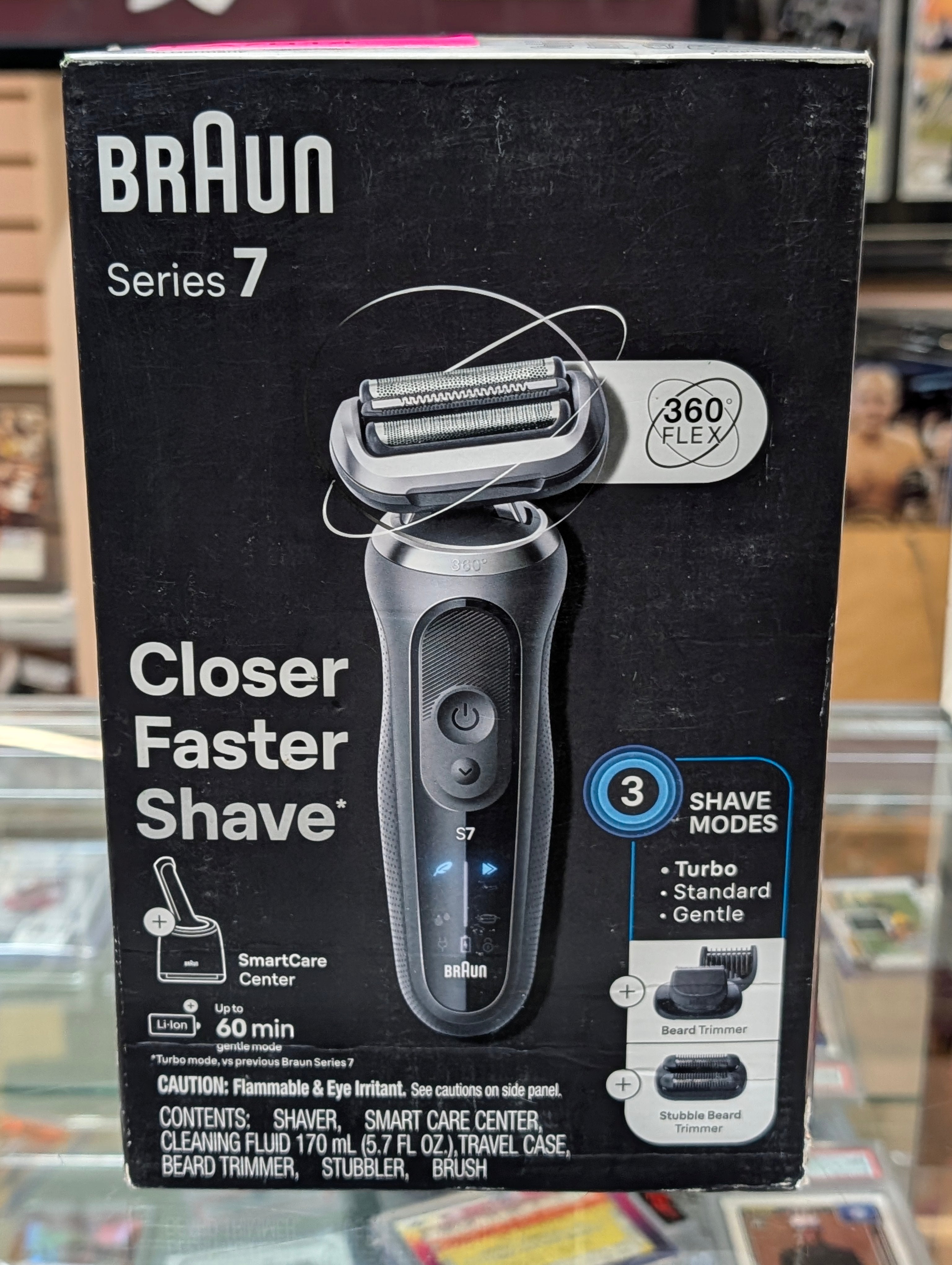 Braun Series 7 360 Flex Electric Shaver SmartCare Center Grooming System Kit