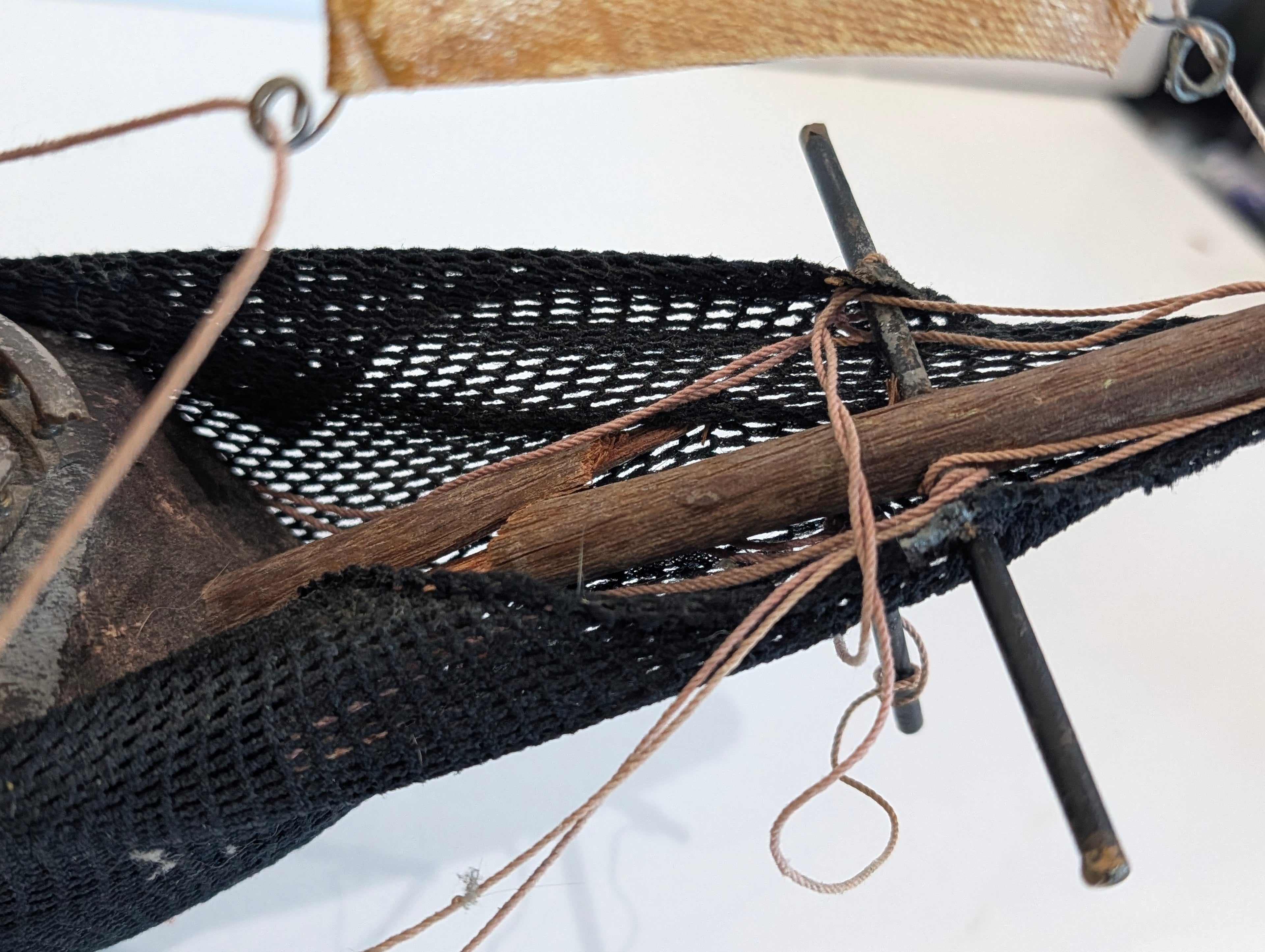 Vintage Spanish Frigate Model Ship 1780 Wooden Sailing Ship Display Nautical