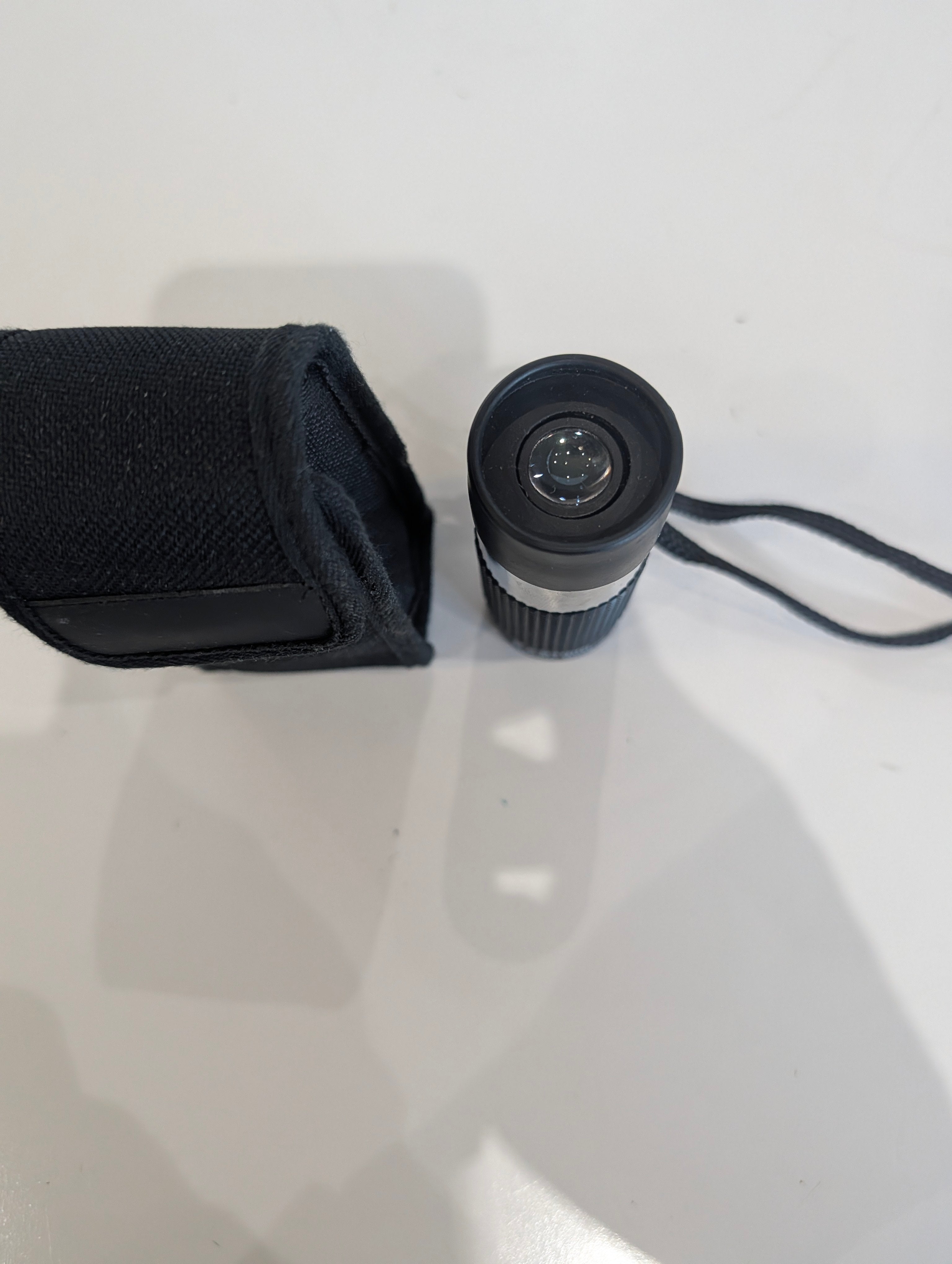 8x21mm Compact Monocular Green Scope With Case Portable Pocket Telescope