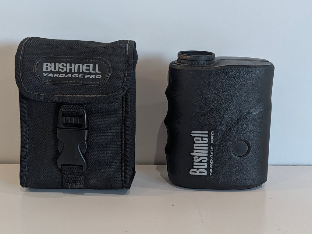 Bushnell Yardage Pro Laser Rangefinder Golf Distance Meter With Case Black