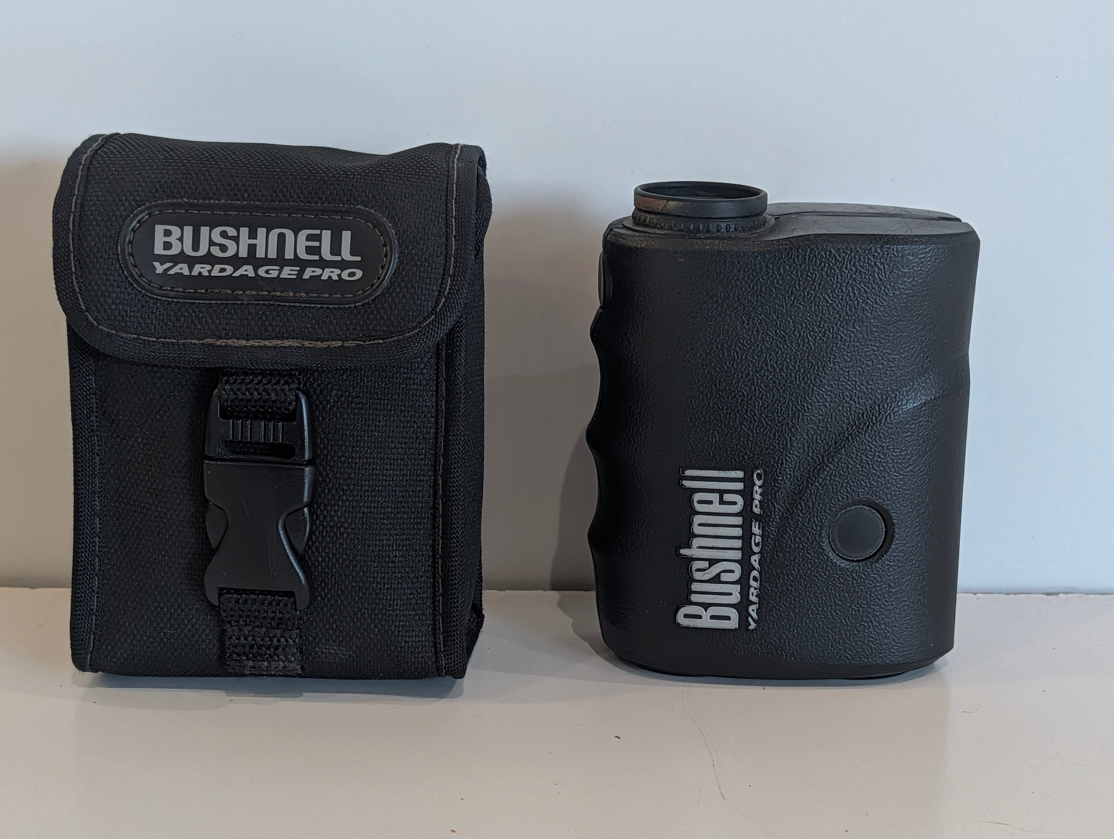 Bushnell Yardage Pro Laser Rangefinder Golf Distance Meter With Case Black