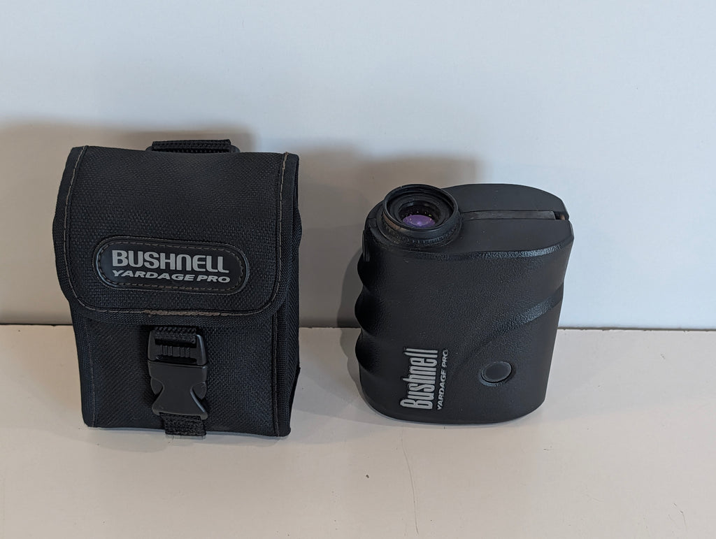 Bushnell Yardage Pro Laser Rangefinder Golf Distance Meter With Case Black