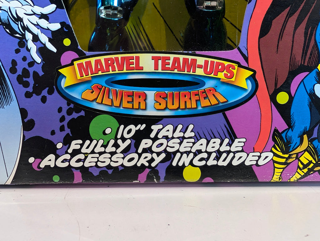 Silver Surfer - Vintage 1999 Toy Biz Marvel Universe Silver Surfer Team-Ups 10 Inch Figure In Box
