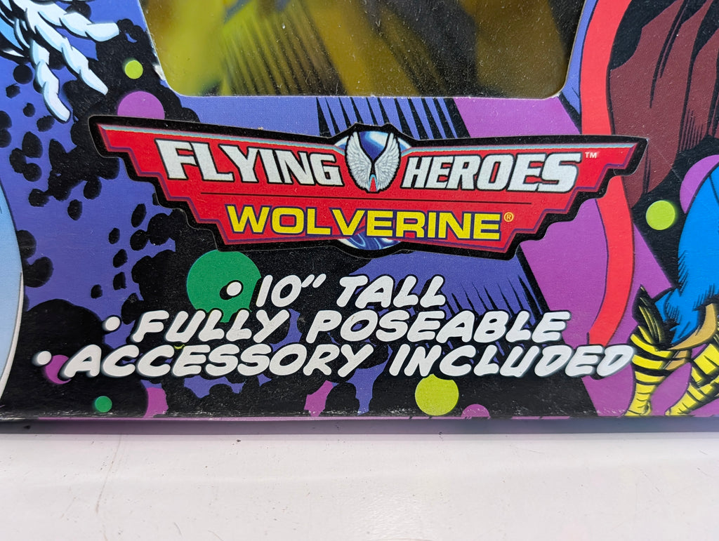 Wolverine - Vintage 1998 Toy Biz Marvel Universe Wolverine Flying Heroes 10 Inch Figure MIB