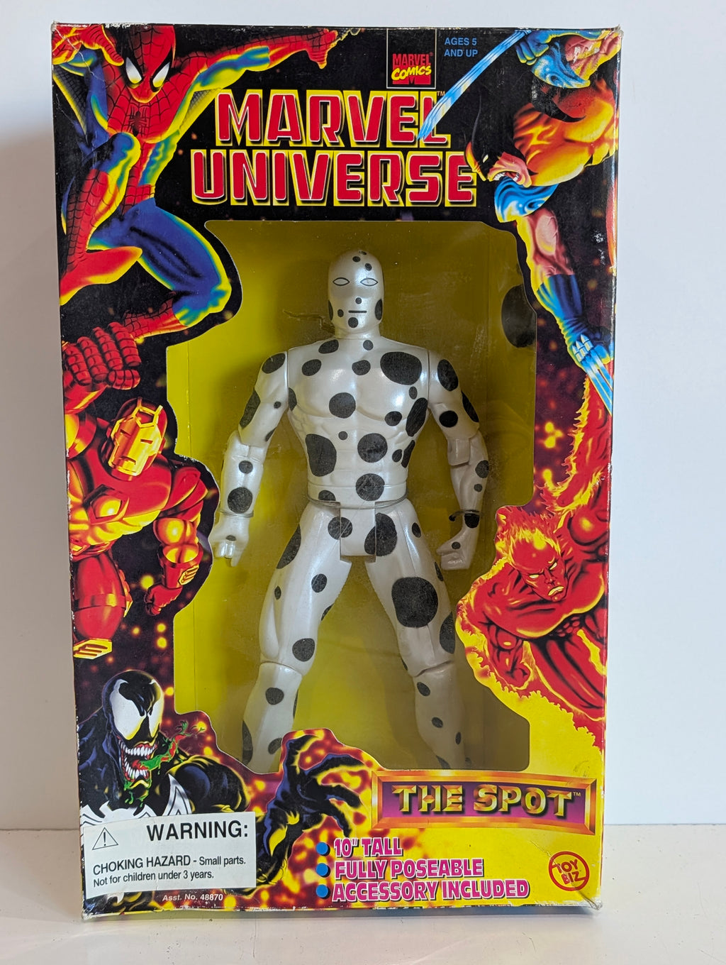 The Spot - Vintage 1998 Toy Biz Marvel Universe The Spot 10 Inch Figure MIB