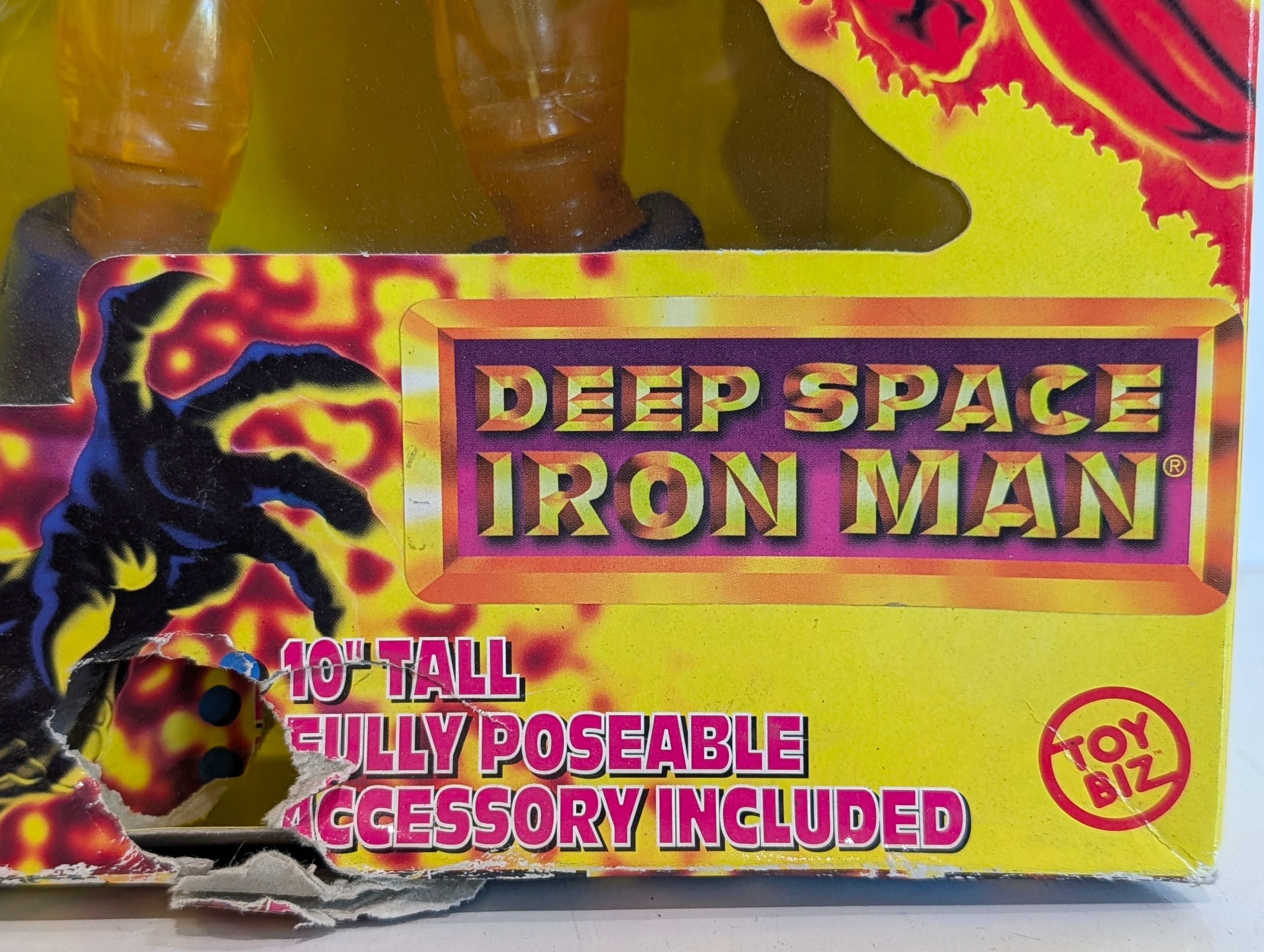 Iron Man - Vintage 1998 Toy Biz Marvel Universe Deep Space Iron Man 10 Inch Figure MIB