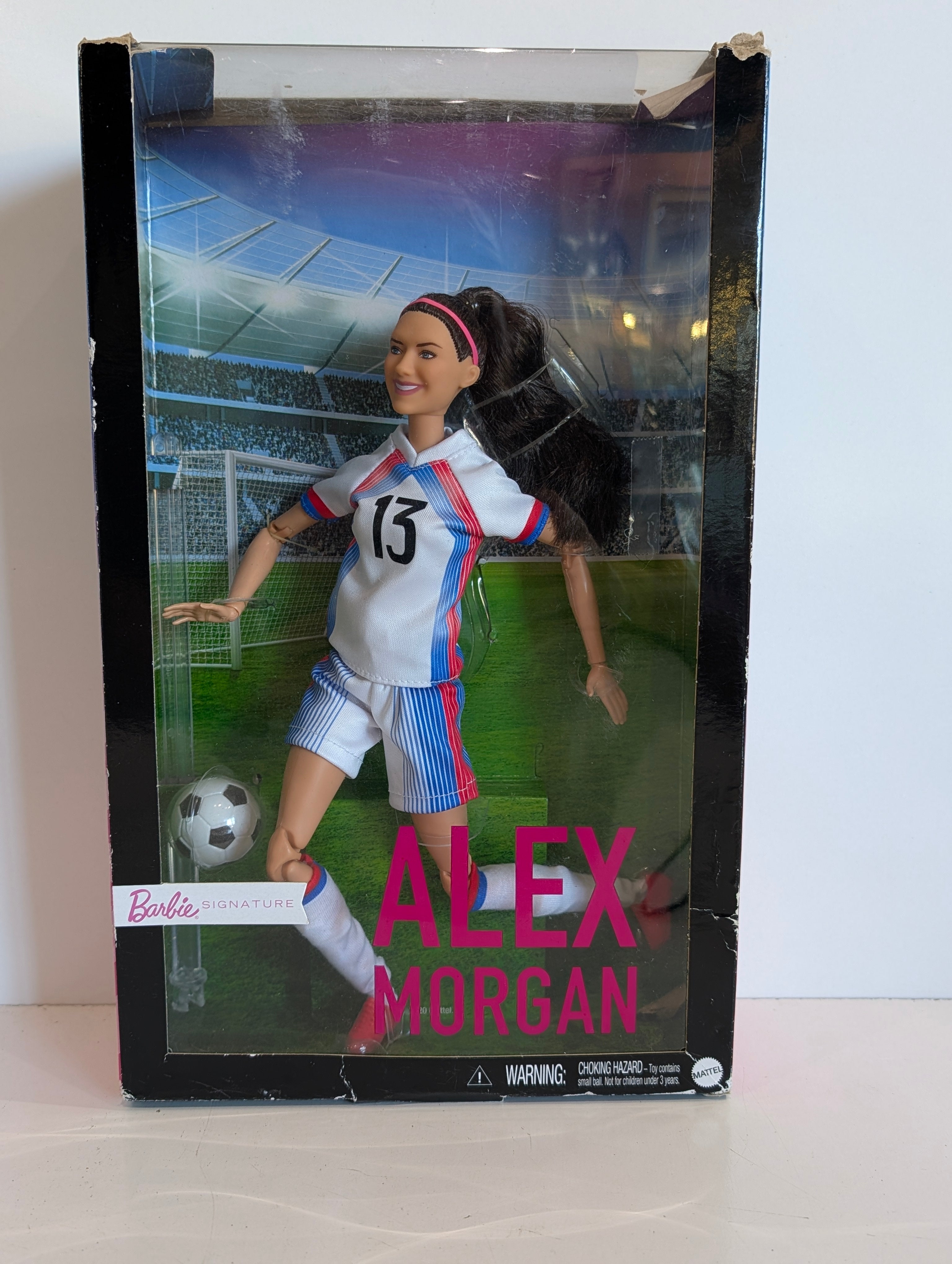 Alex Morgan - Barbie Signature Alex Morgan Soccer Doll Mattel Athlete Series Figure NIB