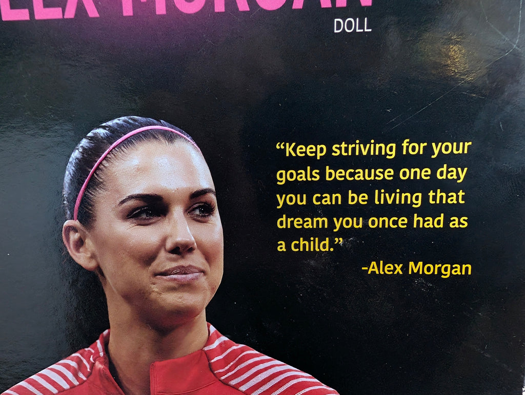 Alex Morgan - Barbie Signature Alex Morgan Soccer Doll Mattel Athlete Series Figure NIB