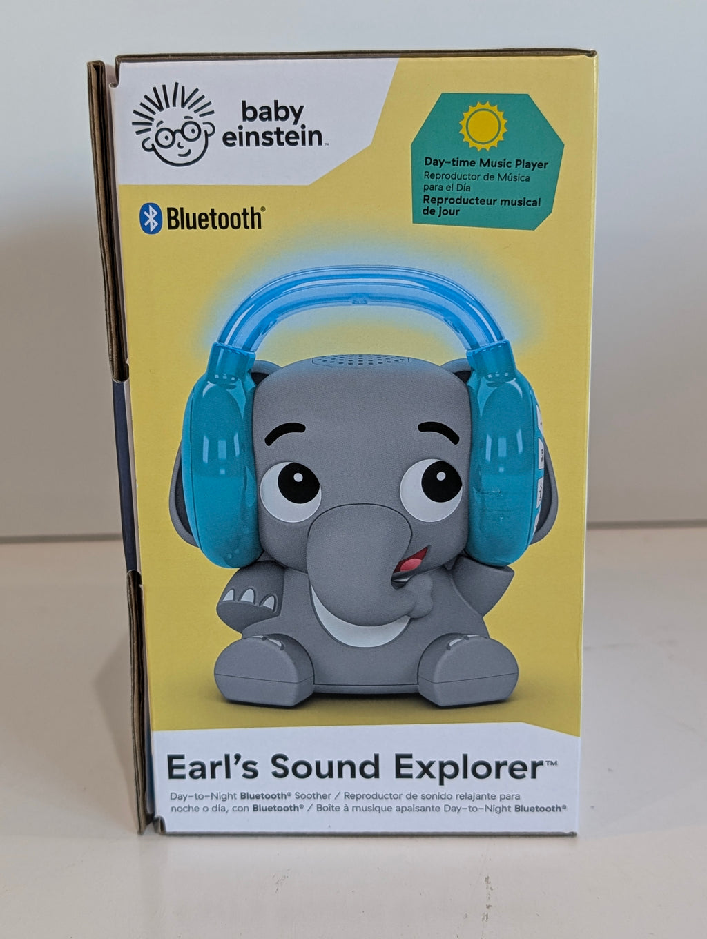 Baby Einstein Earl’s Sound Explorer Bluetooth Soother Night Light Music Toy