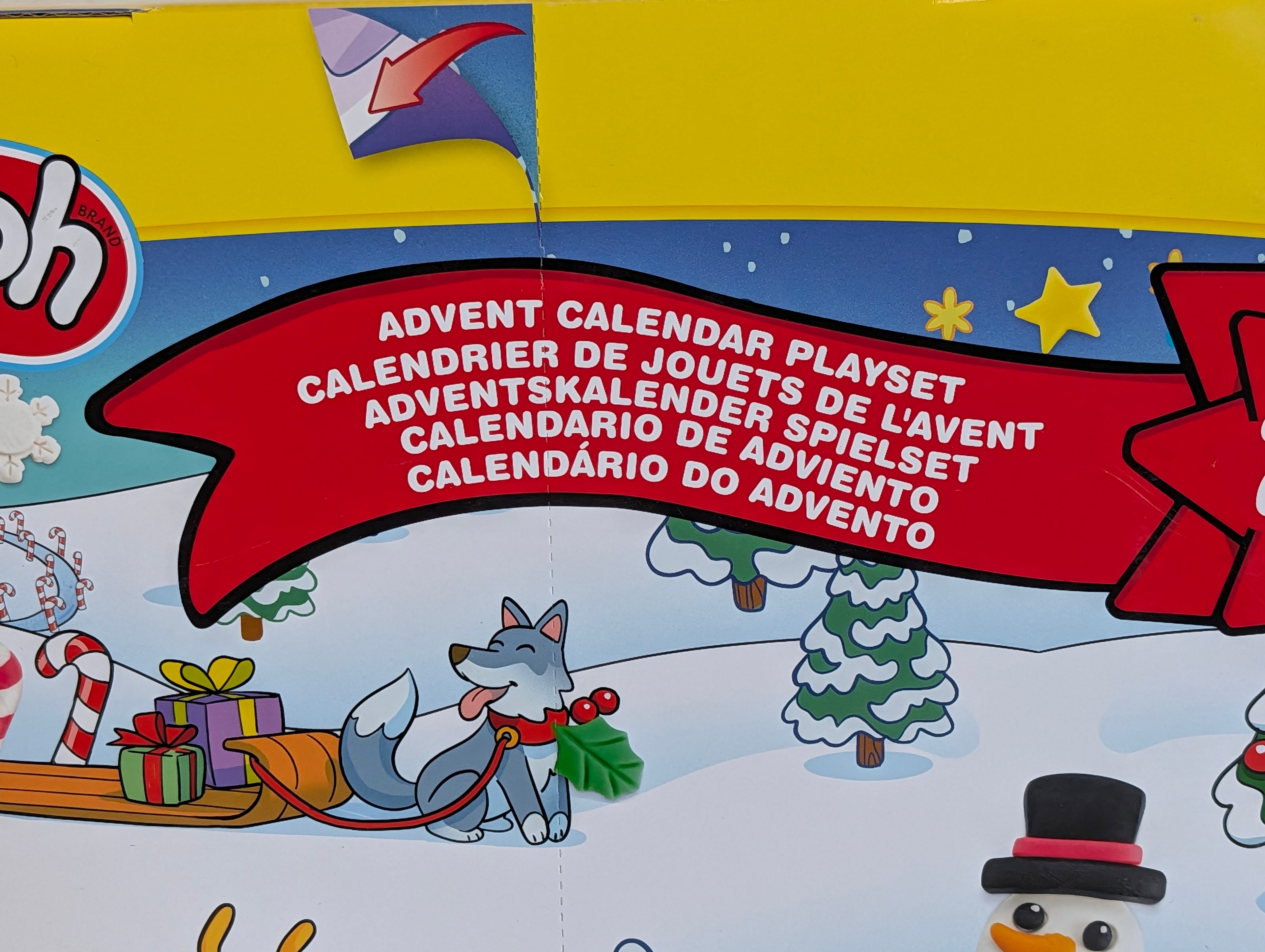 Play-Doh Advent Calendar Playset 24 Surprises Holiday Kids Craft Toy Set