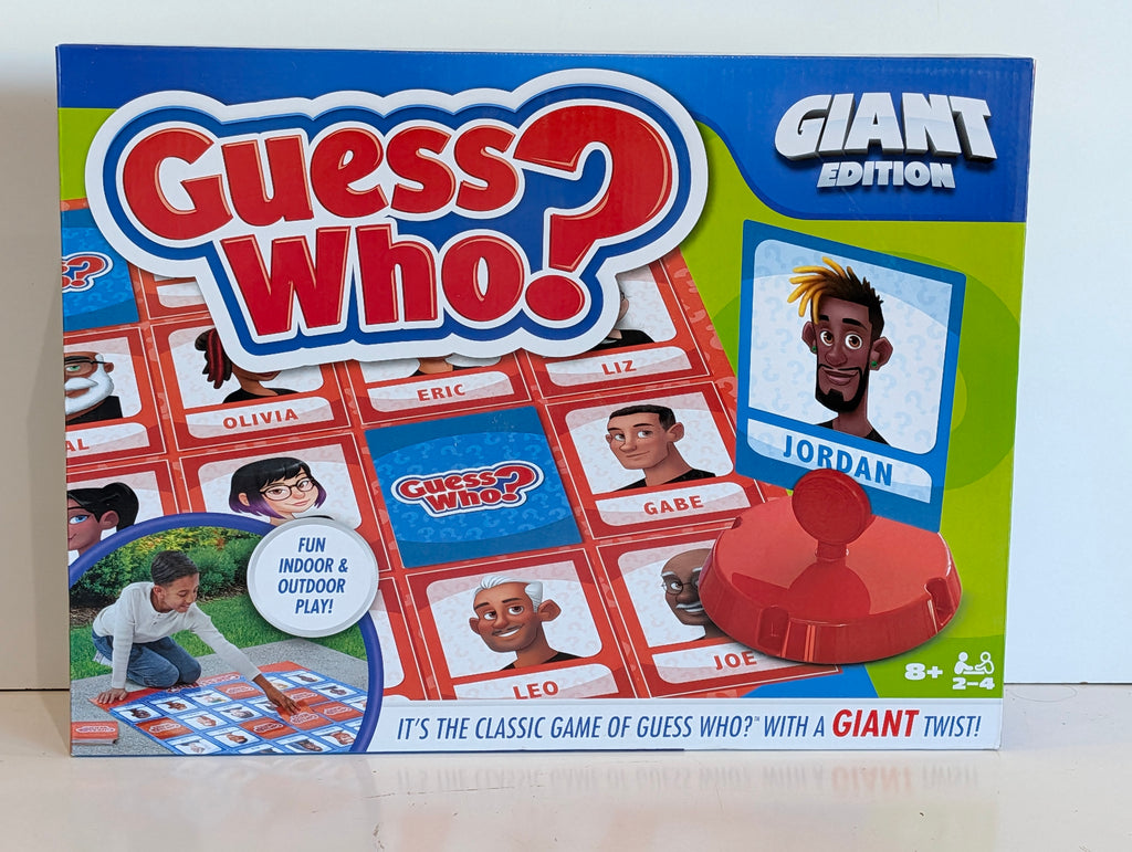 Guess Who Giant Edition Board Game Hasbro Family Kids Indoor Outdoor Play