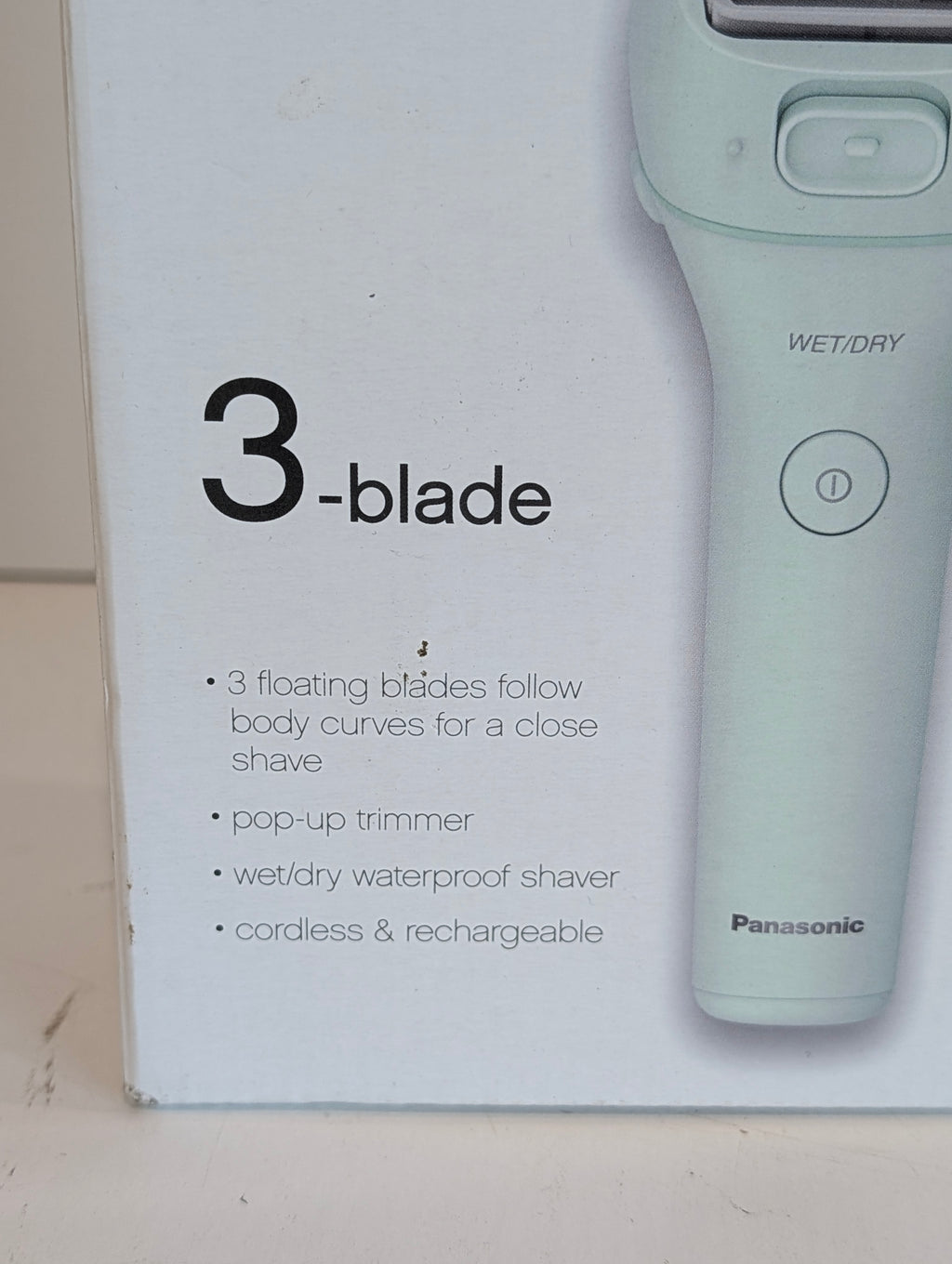 Panasonic ES-AWL6A Ladies Shaver 3 Blade Wet Dry Cordless Rechargeable Razor