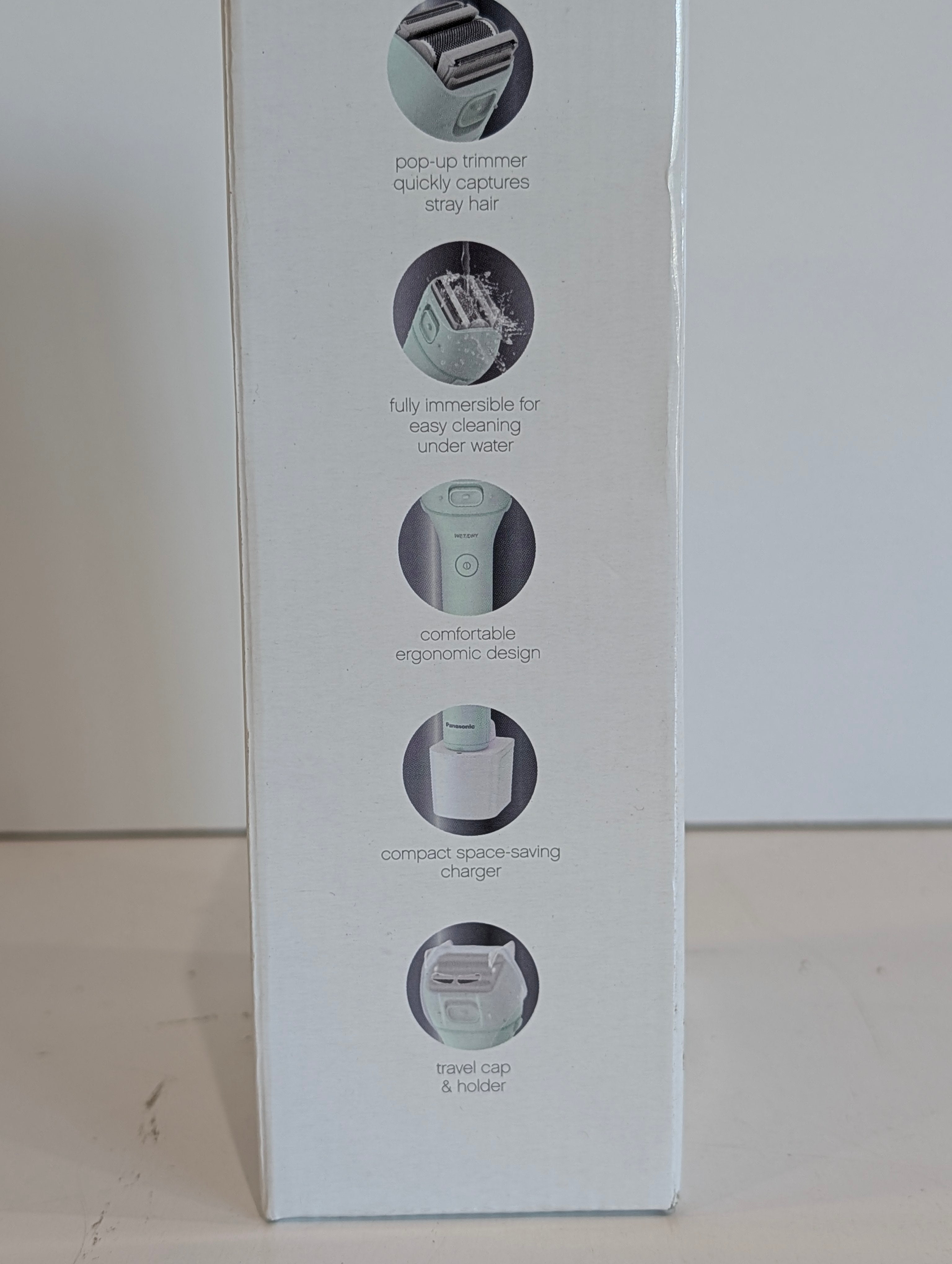 Panasonic ES-AWL6A Ladies Shaver 3 Blade Wet Dry Cordless Rechargeable Razor