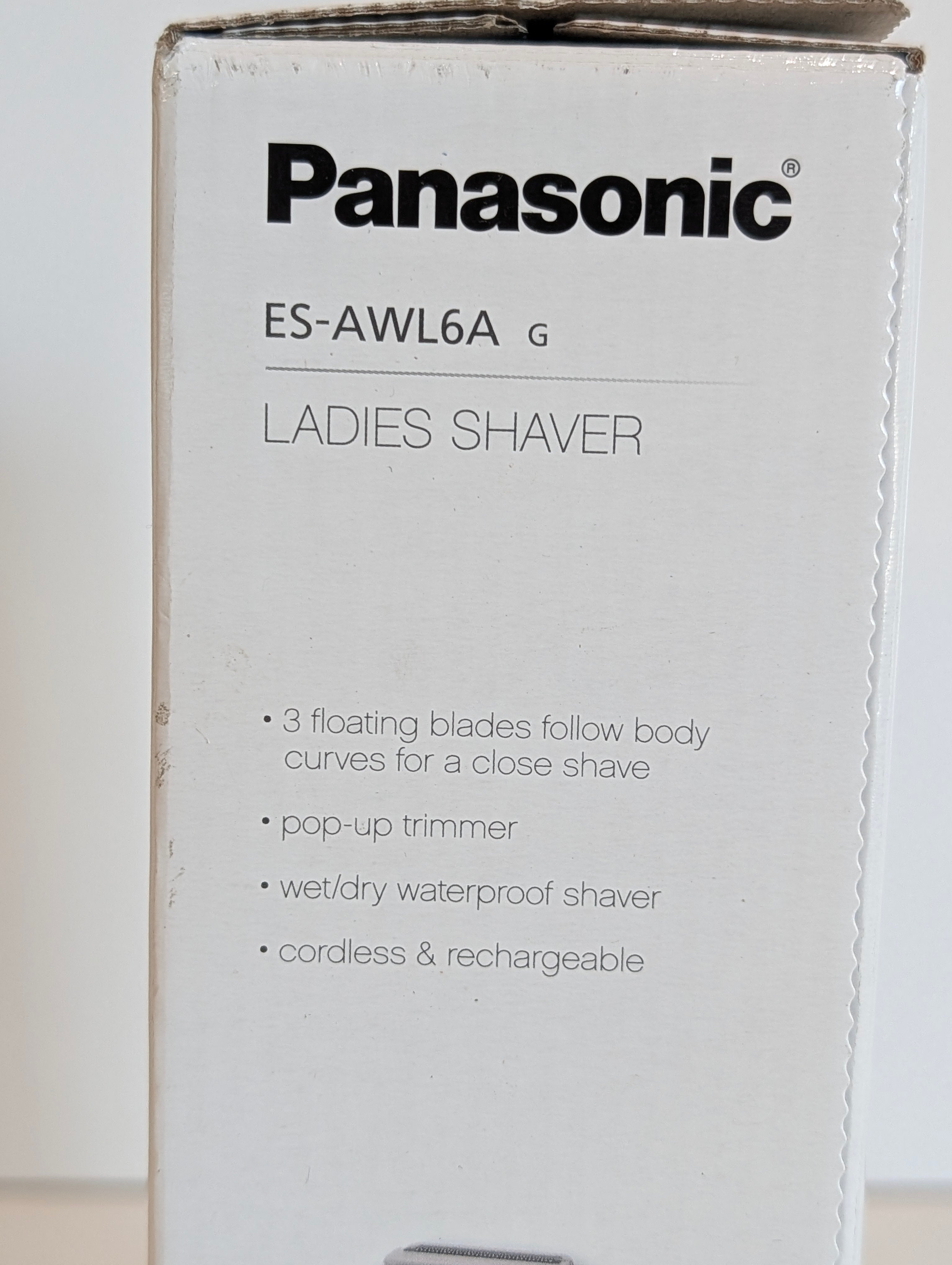 Panasonic ES-AWL6A Ladies Shaver 3 Blade Wet Dry Cordless Rechargeable Razor