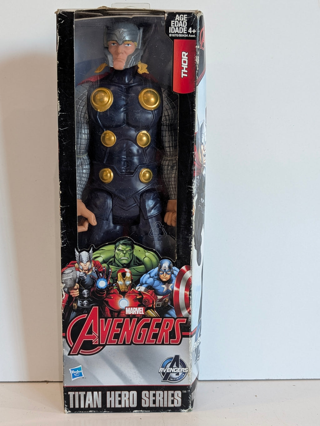 Marvel Avengers Thor Titan Hero Series 12 Inch Figure Hasbro 2015 Boxed Toy