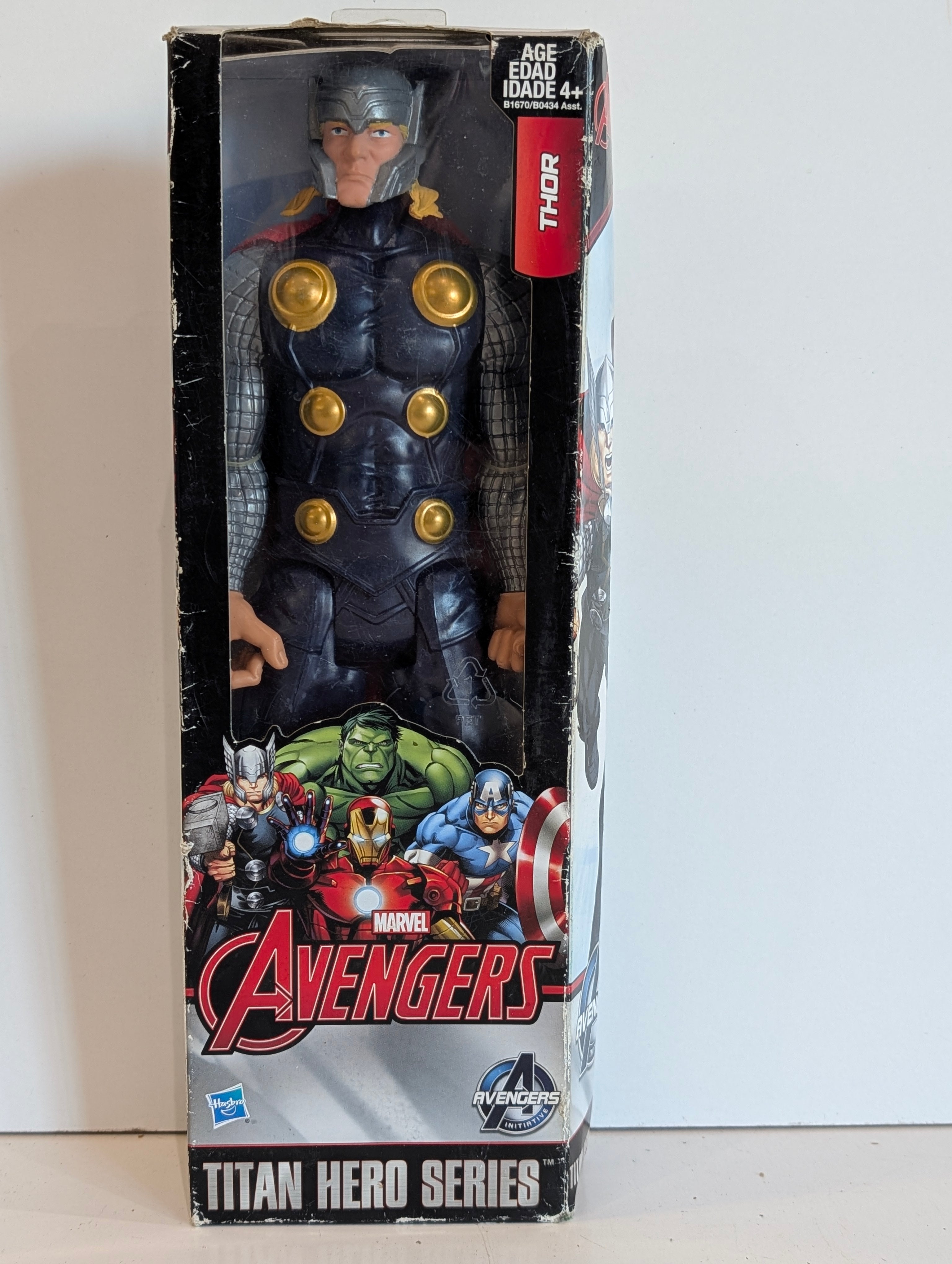Marvel Avengers Thor Titan Hero Series 12 Inch Figure Hasbro 2015 Boxed Toy