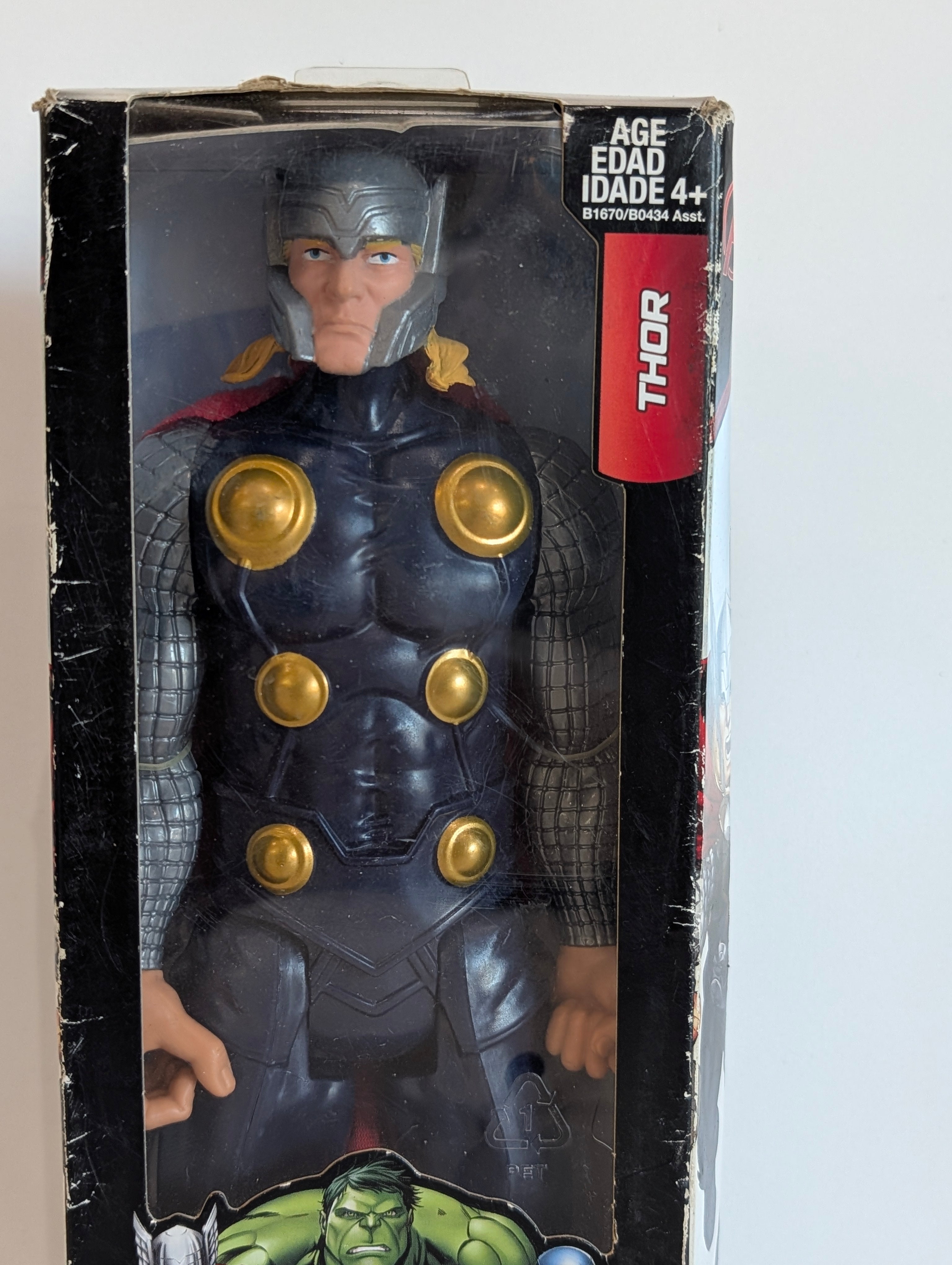 Marvel Avengers Thor Titan Hero Series 12 Inch Figure Hasbro 2015 Boxed Toy