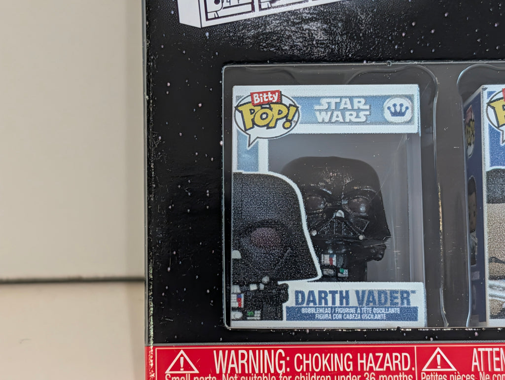 Funko Bitty Pop Star Wars 4 Pack Darth Vader Luke Skywalker Lando Set