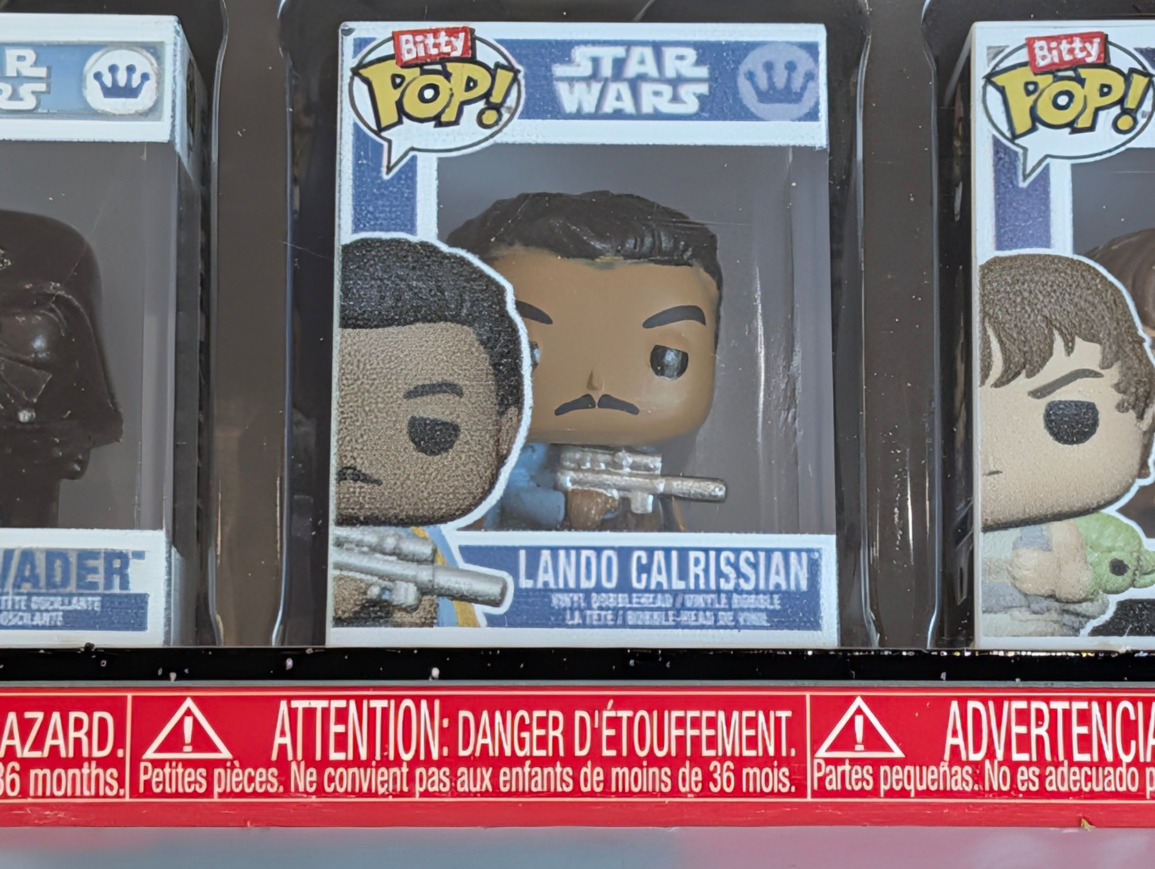 Funko Bitty Pop Star Wars 4 Pack Darth Vader Luke Skywalker Lando Set