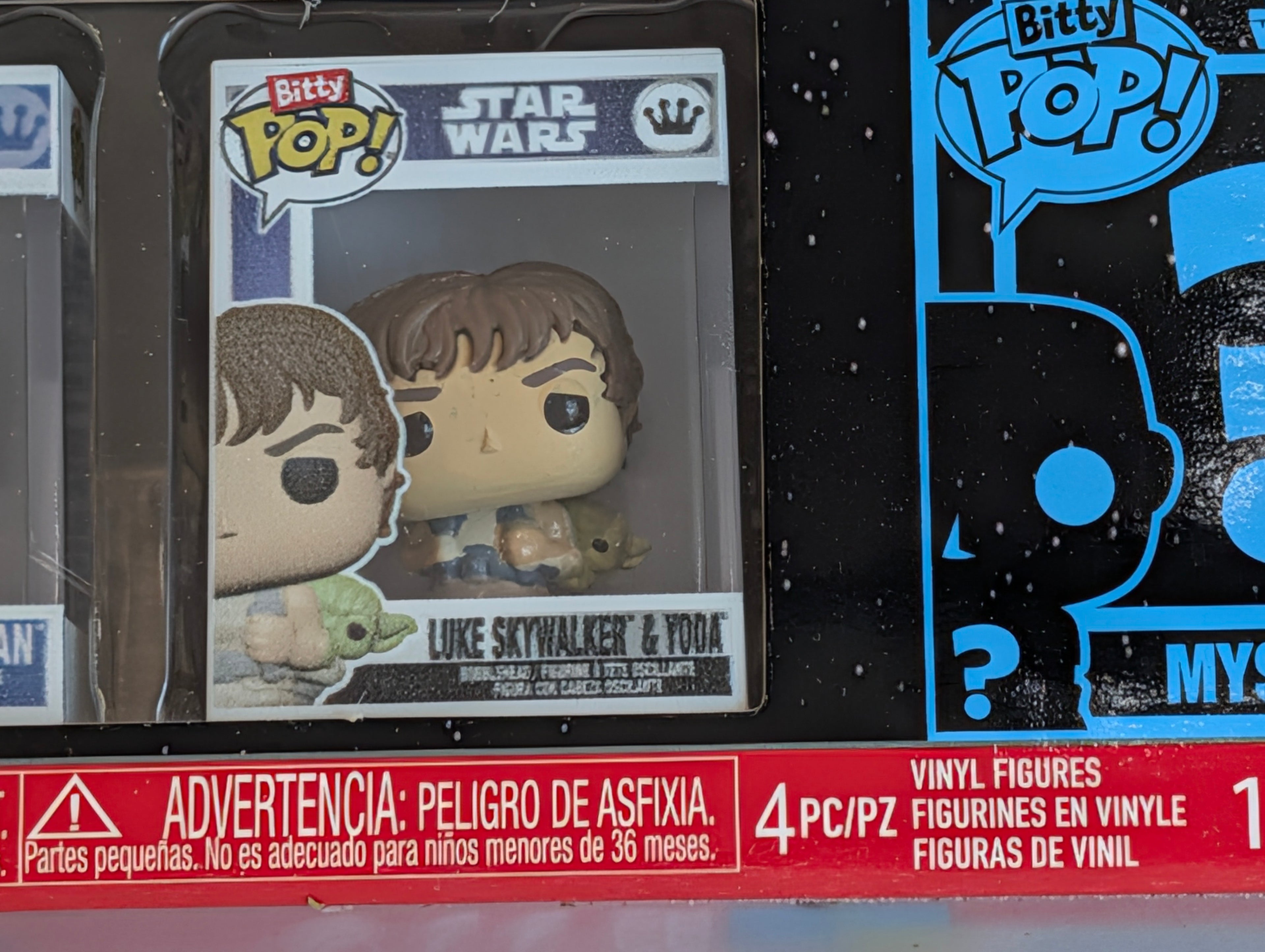 Funko Bitty Pop Star Wars 4 Pack Darth Vader Luke Skywalker Lando Set