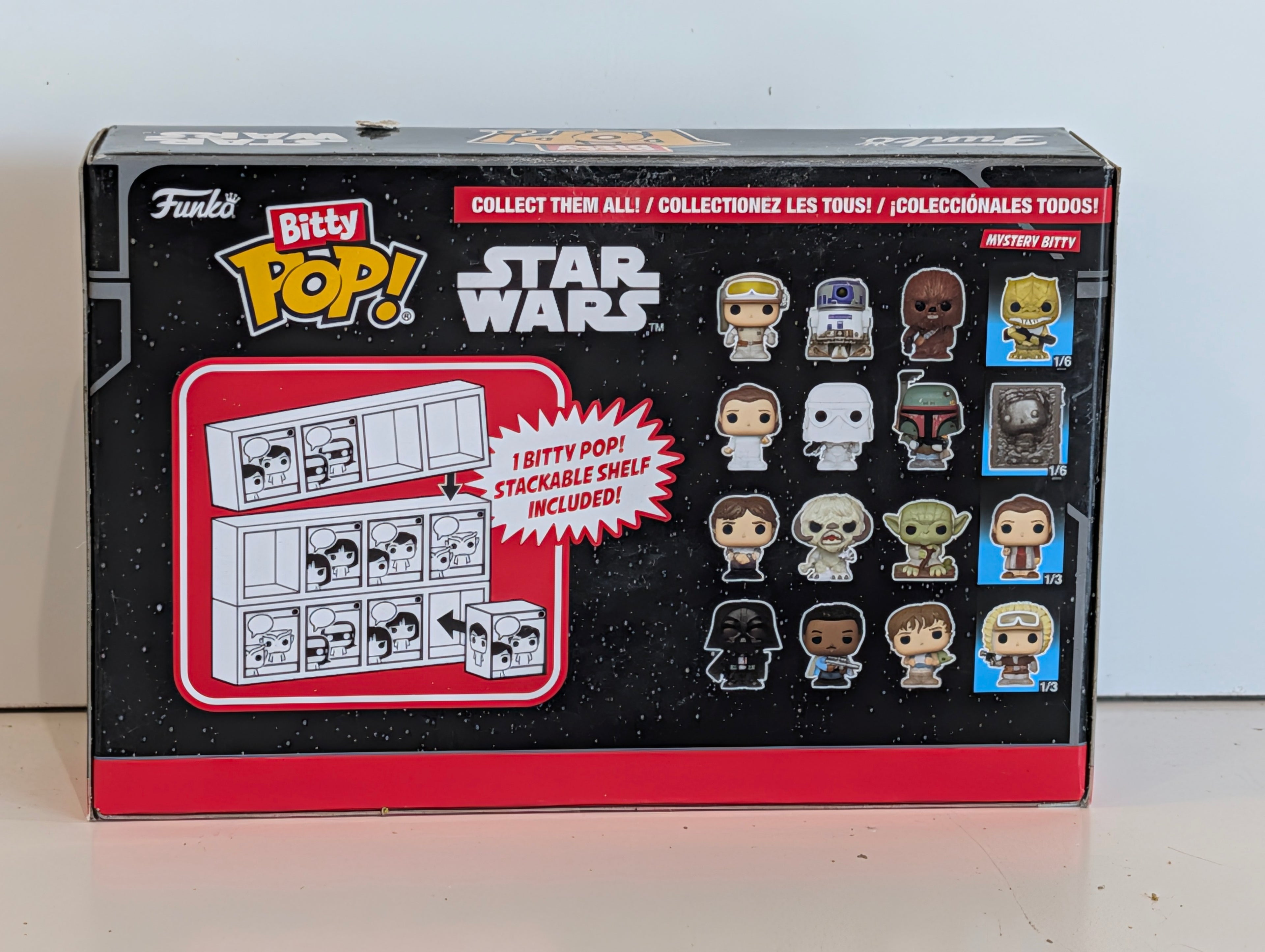 Funko Bitty Pop Star Wars 4 Pack Darth Vader Luke Skywalker Lando Set