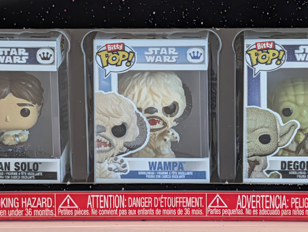 Funko Bitty Pop Star Wars Han Solo Wampa Yoda 4 Pack Mystery Figure Set