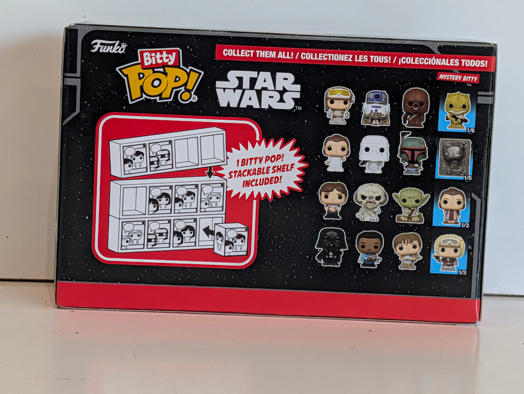 Funko Bitty Pop Star Wars Han Solo Wampa Yoda 4 Pack Mystery Figure Set