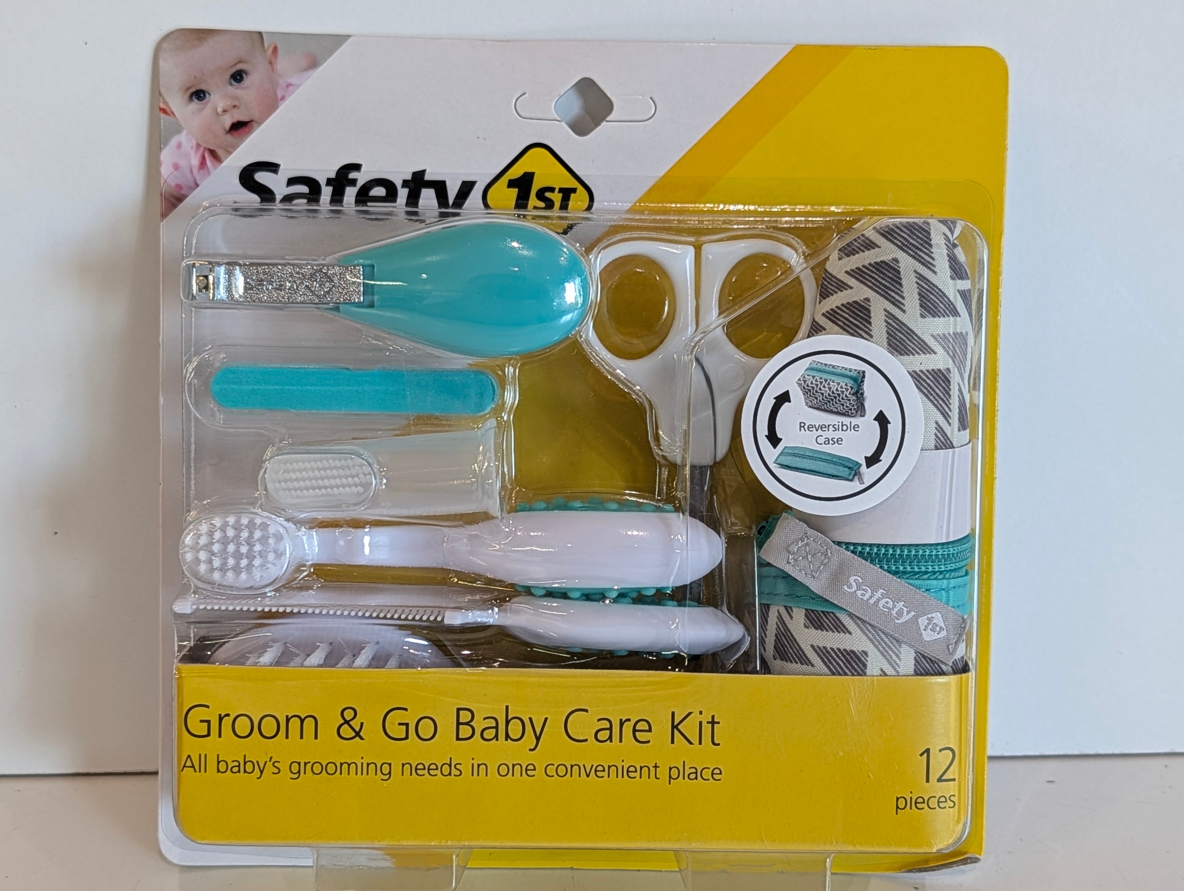 Safety 1st Groom & Go Baby Care Kit 12 Piece Infant Grooming Travel Set