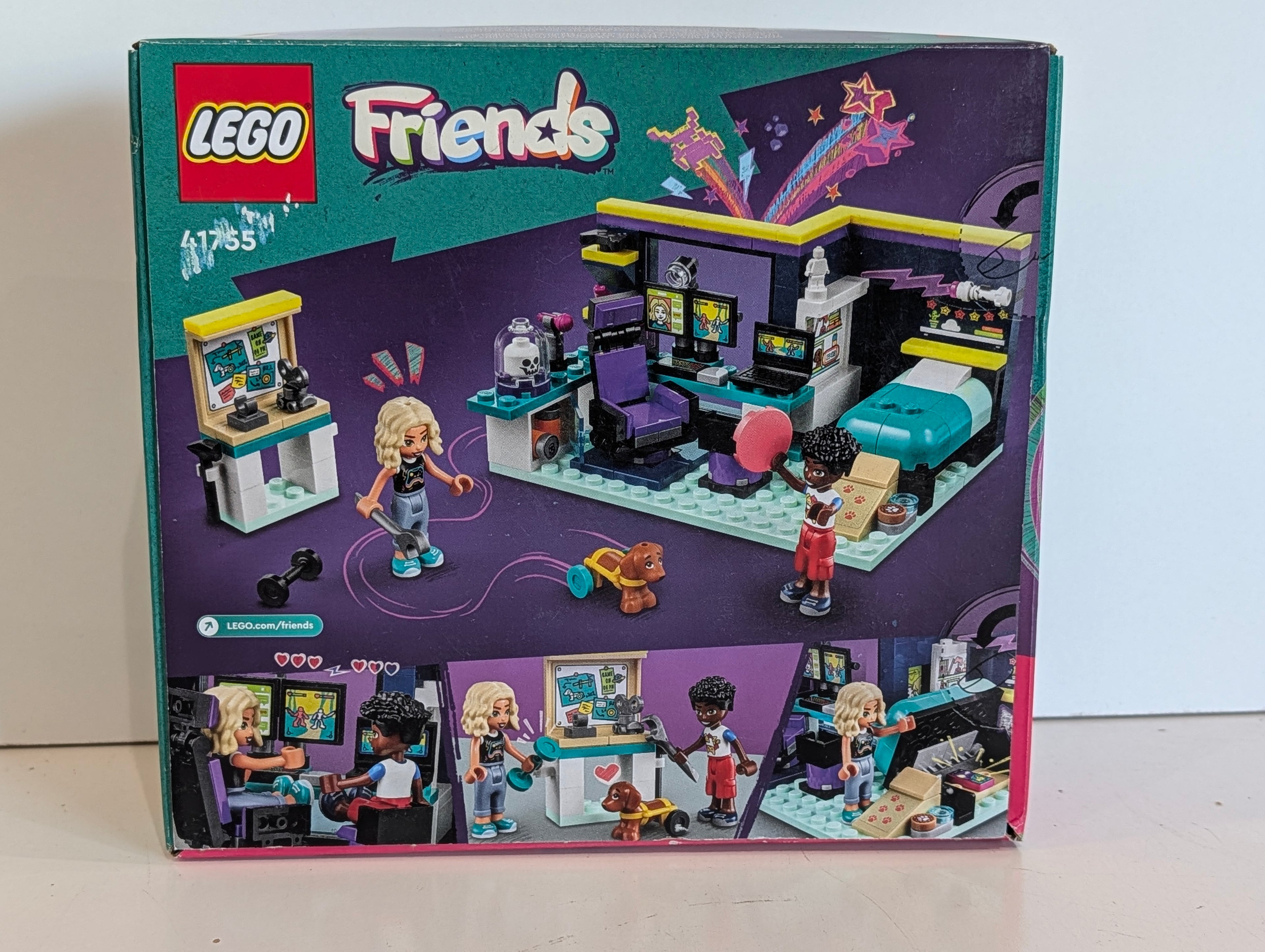 LEGO Friends 41755 Nova’s Room Set 179 PCS Building Kit Figures Bedroom Playset